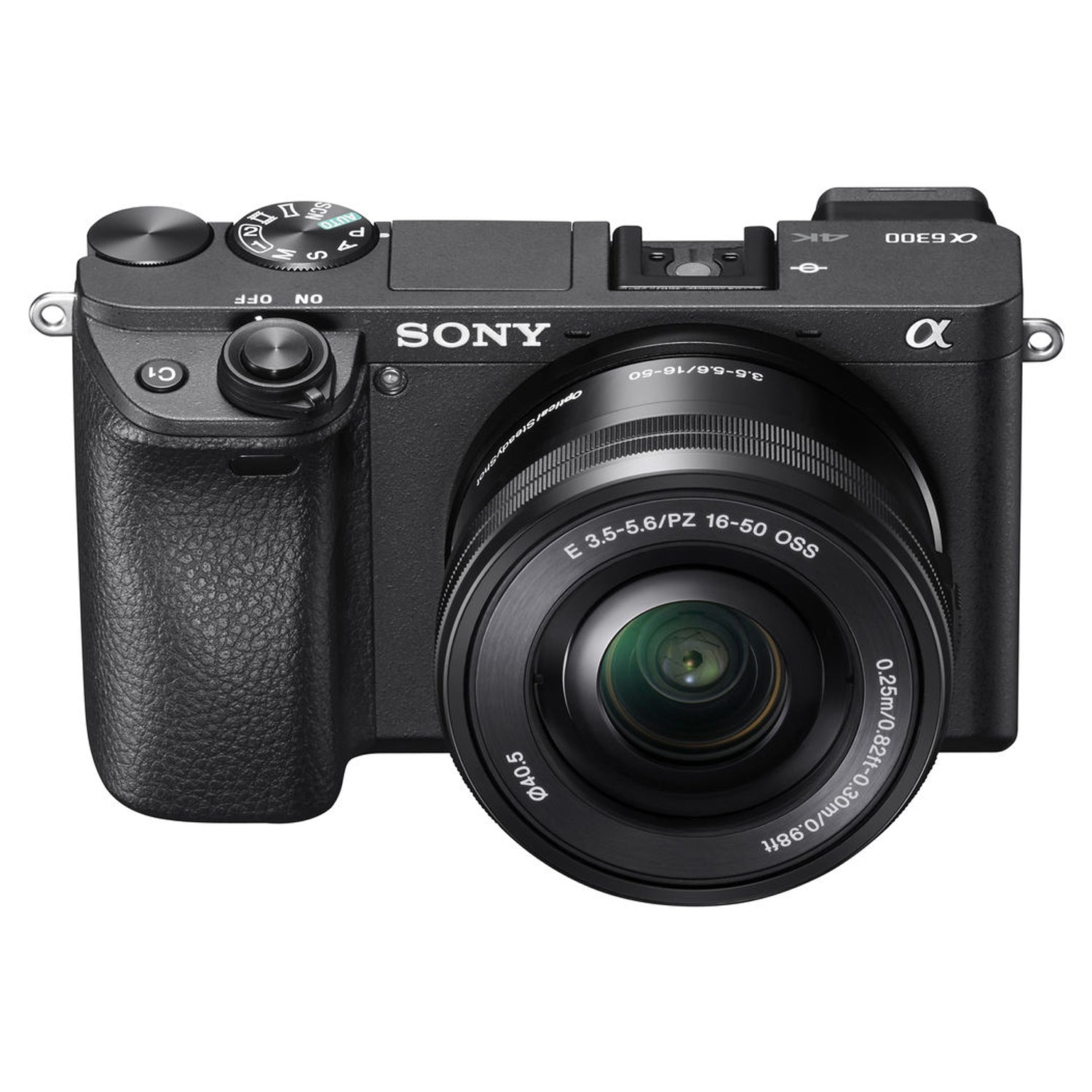 Sony Alpha a6300 Mirrorless Camera with 16-50mm Lens Black ILCE6300L/B With Soft Bag, 64GB Memory Card, Card Reader , Plus Essential Accessories Sony