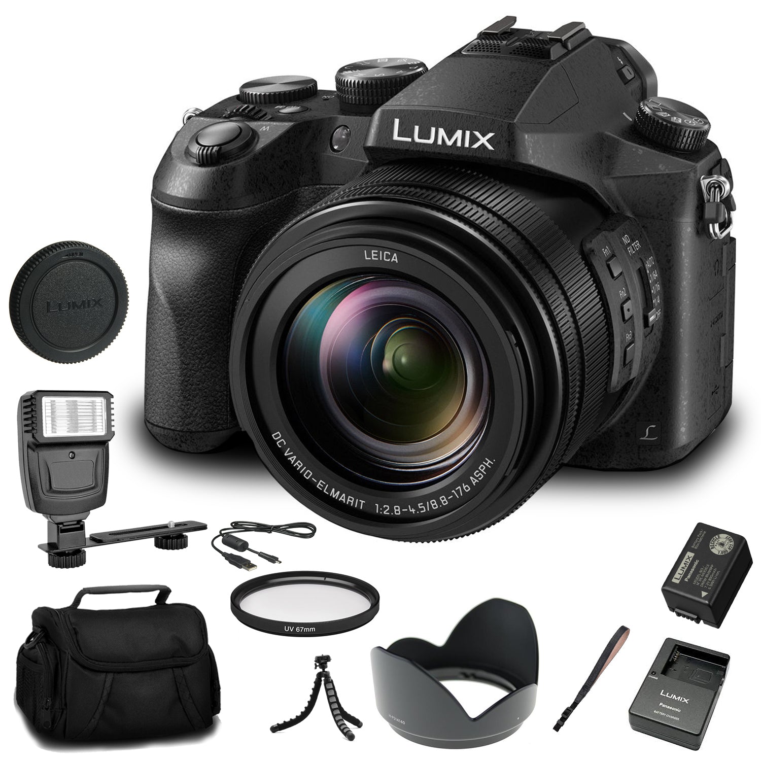 Panasonic Lumix DMC-FZ2500 Digital Camera DMC-FZ2500 - Basic Bundle Panasonic