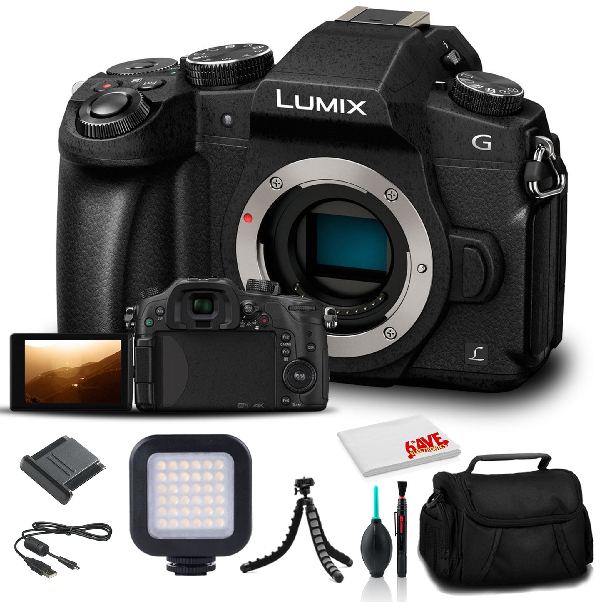 Panasonic Lumix DMC-G85 Mirrorless Digital Camera Body DMC-G85MK - Starter Bundle Panasonic