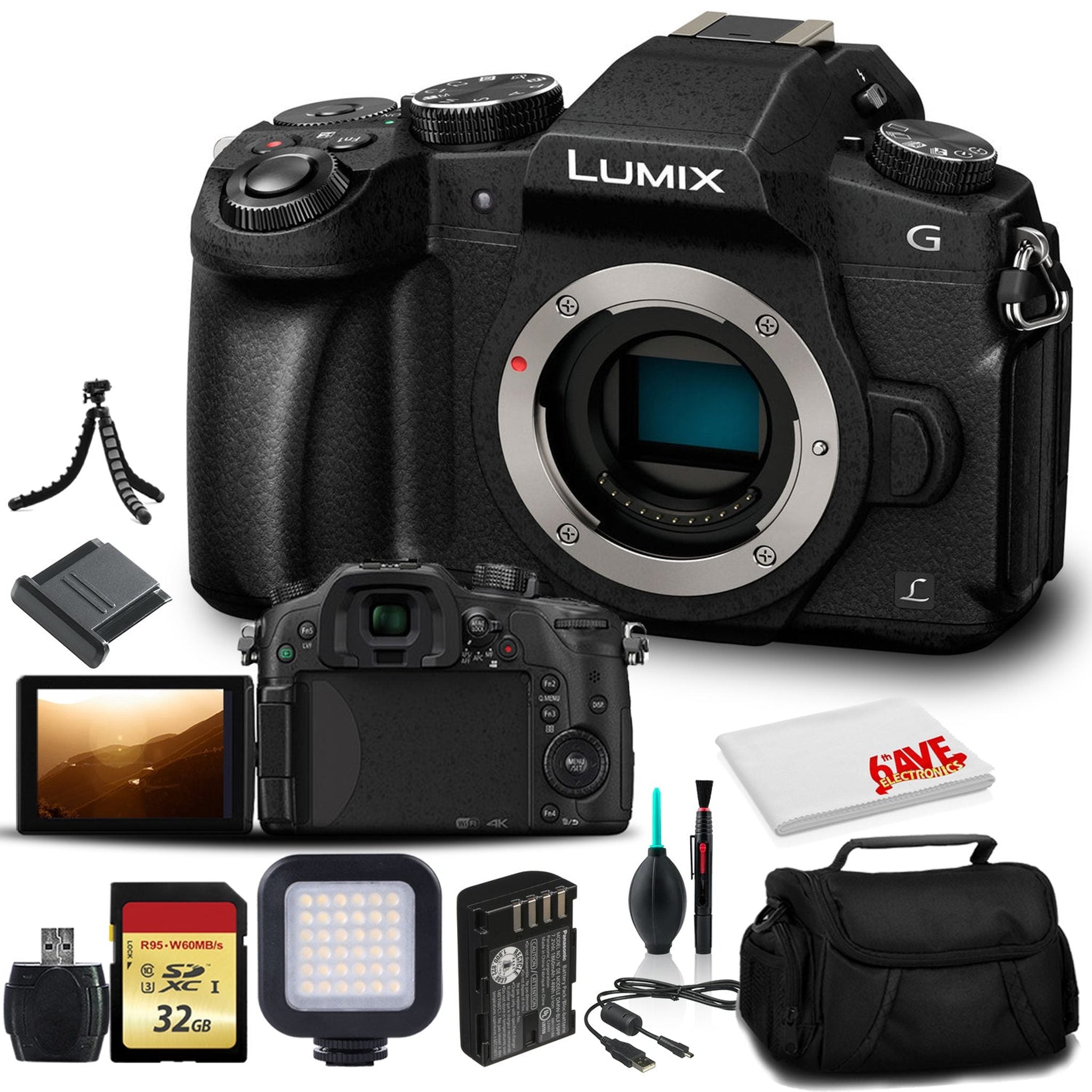 Panasonic Lumix DMC-G85 Mirrorless Digital Camera Body DMC-G85MK - Video Bundle Panasonic