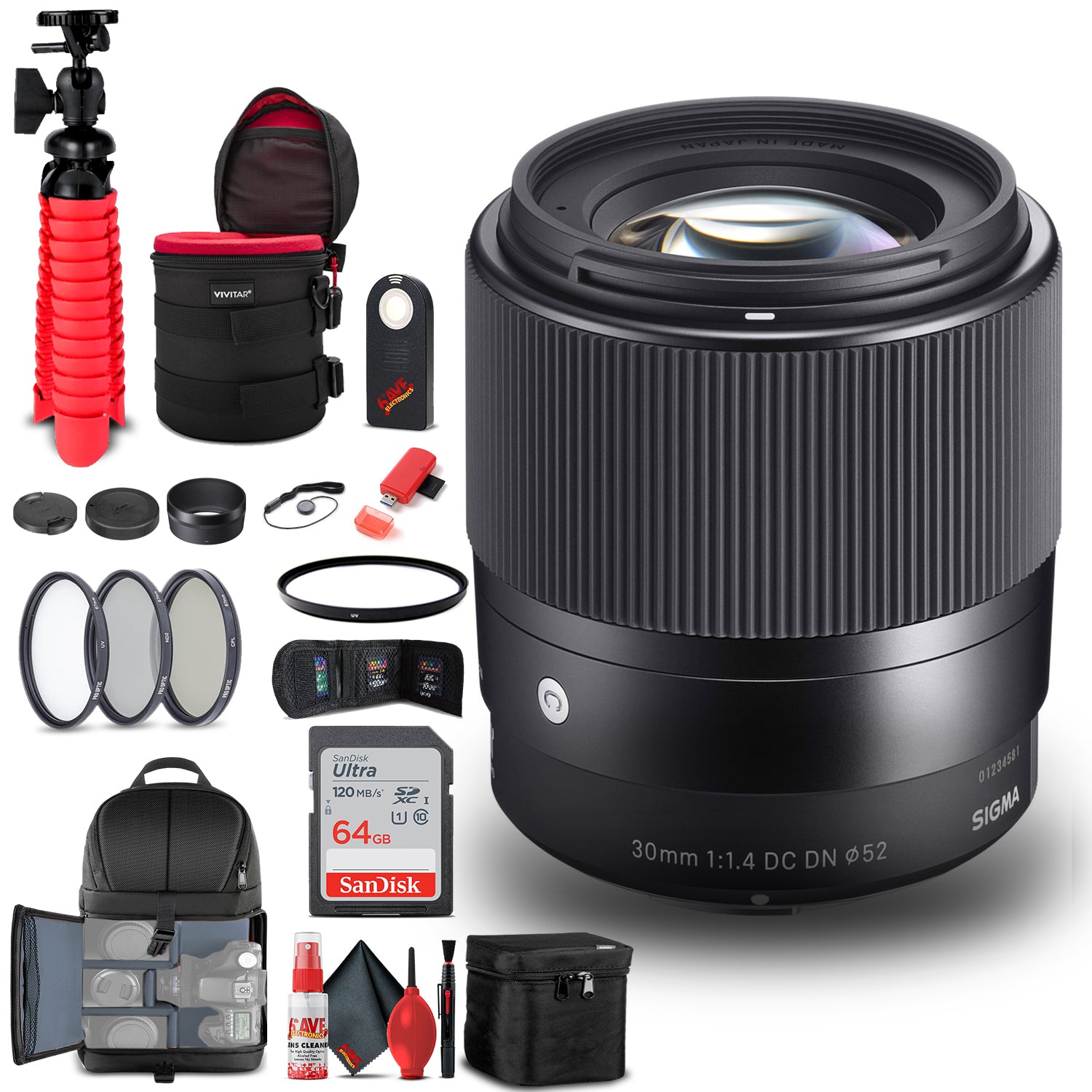 Sigma 35mm f/1.4 DG HSM Art Lens for Canon EF 340-101 Bundle Sigma