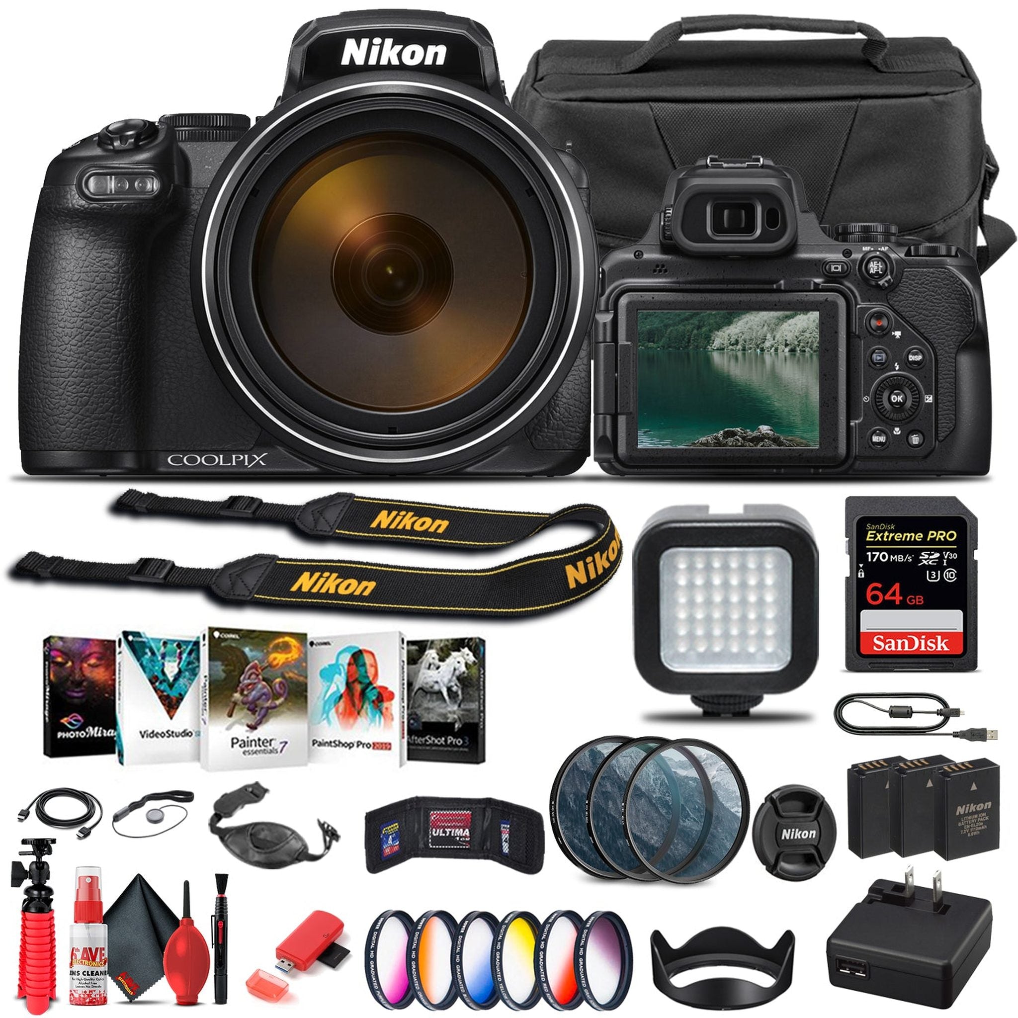 Nikon COOLPIX P1000 Digital Camera 26522 - Advanced Bundle Nikon