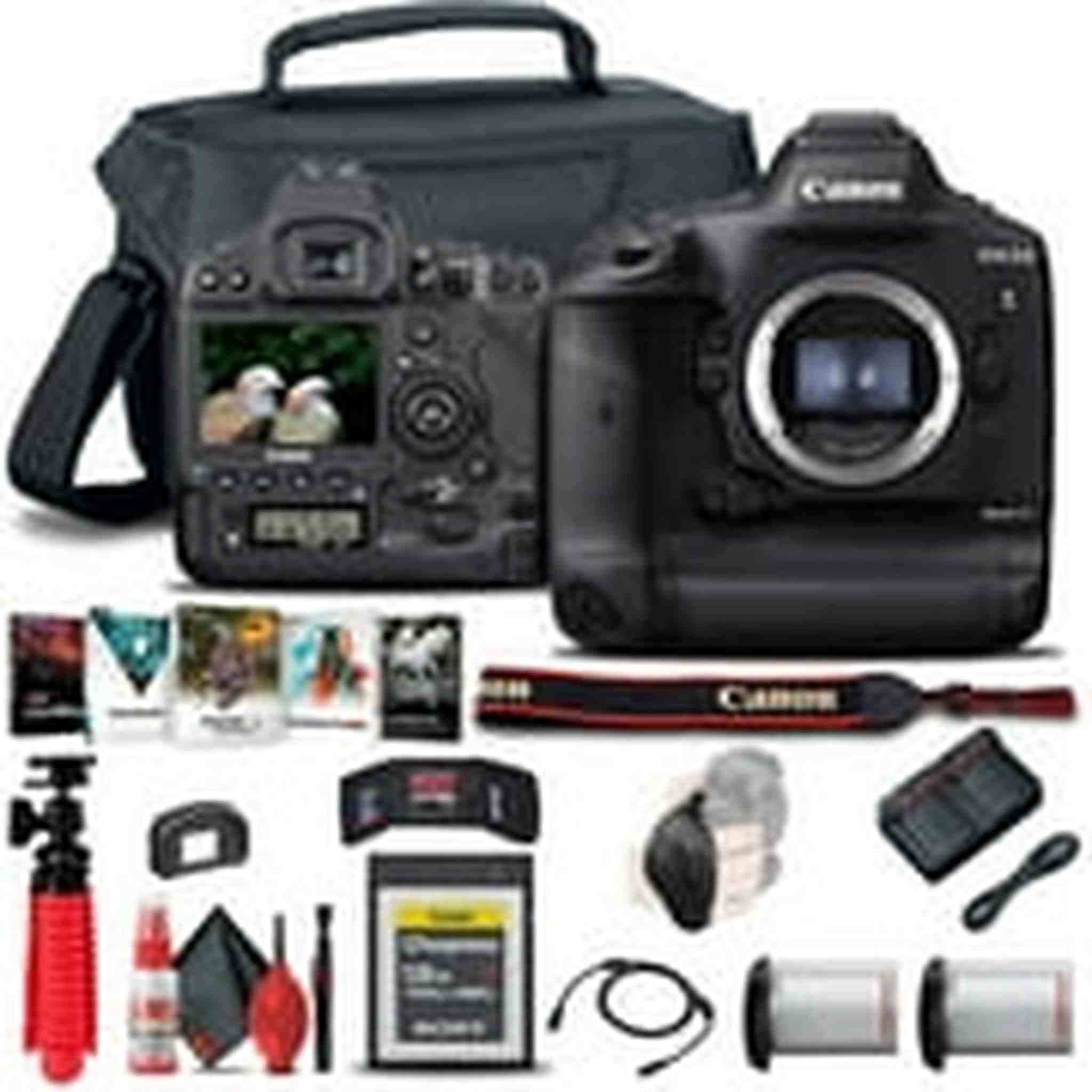 Canon EOS-1D X Mark III DSLR Camera Body Only 3829C002 Basic Bundle Canon