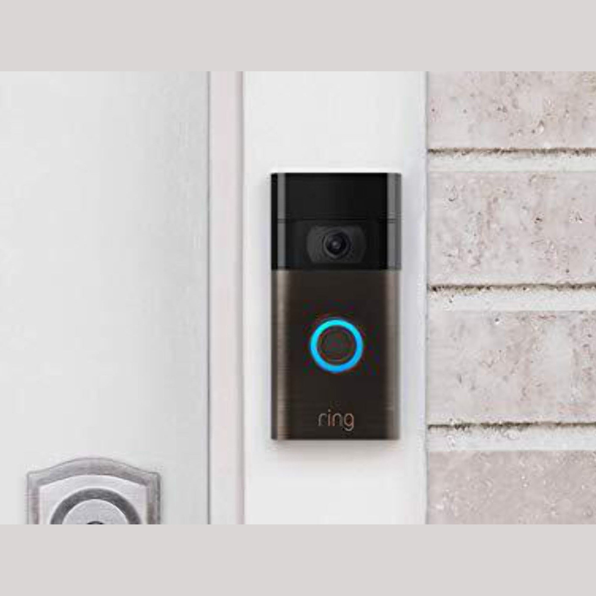 Ring Video Doorbell - 1080p HD video, improved motion detection, easy installation - Venetian Bronze Ring