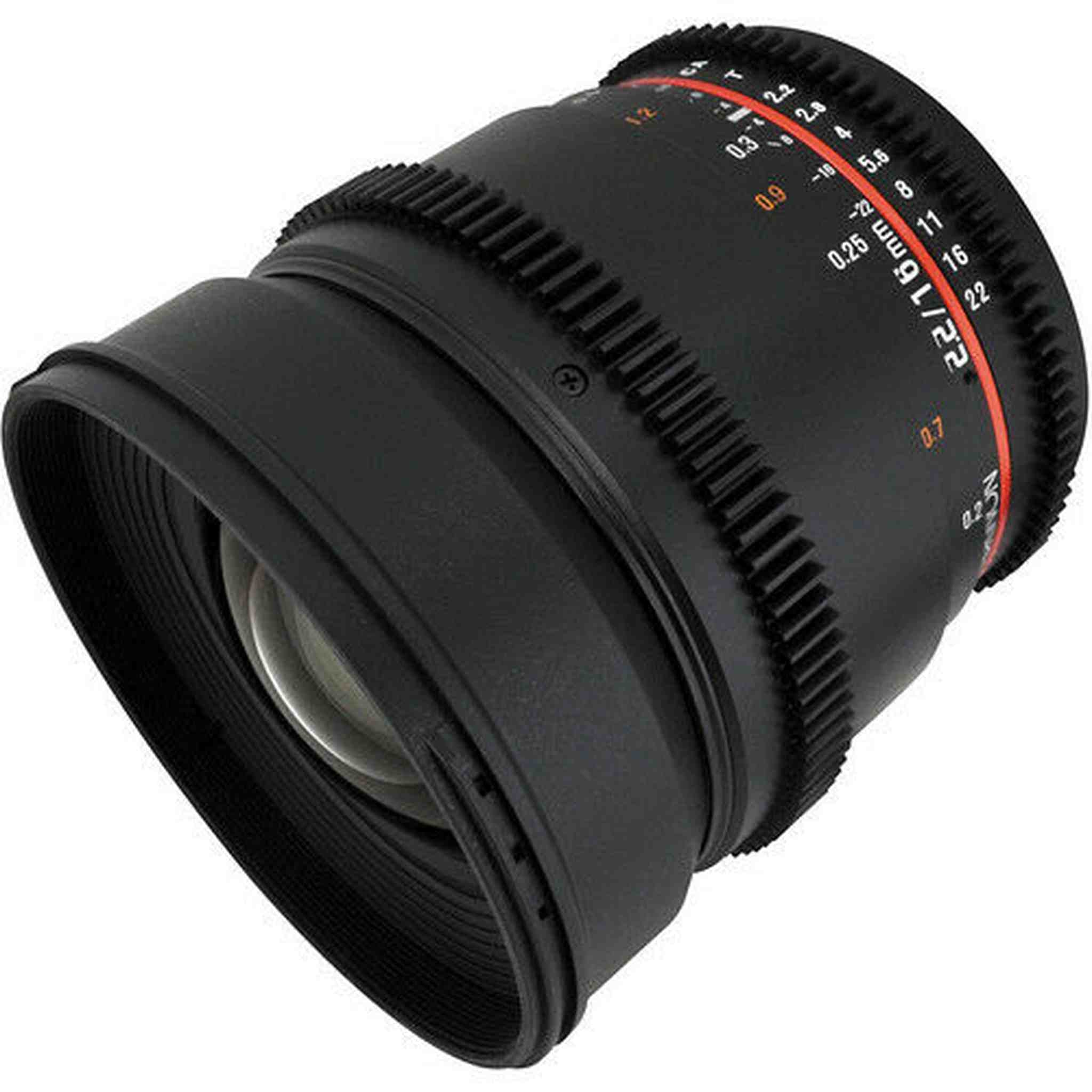 Rokinon 16mm T2.2 Cine Lens for Nikon F Bundle Rokinon