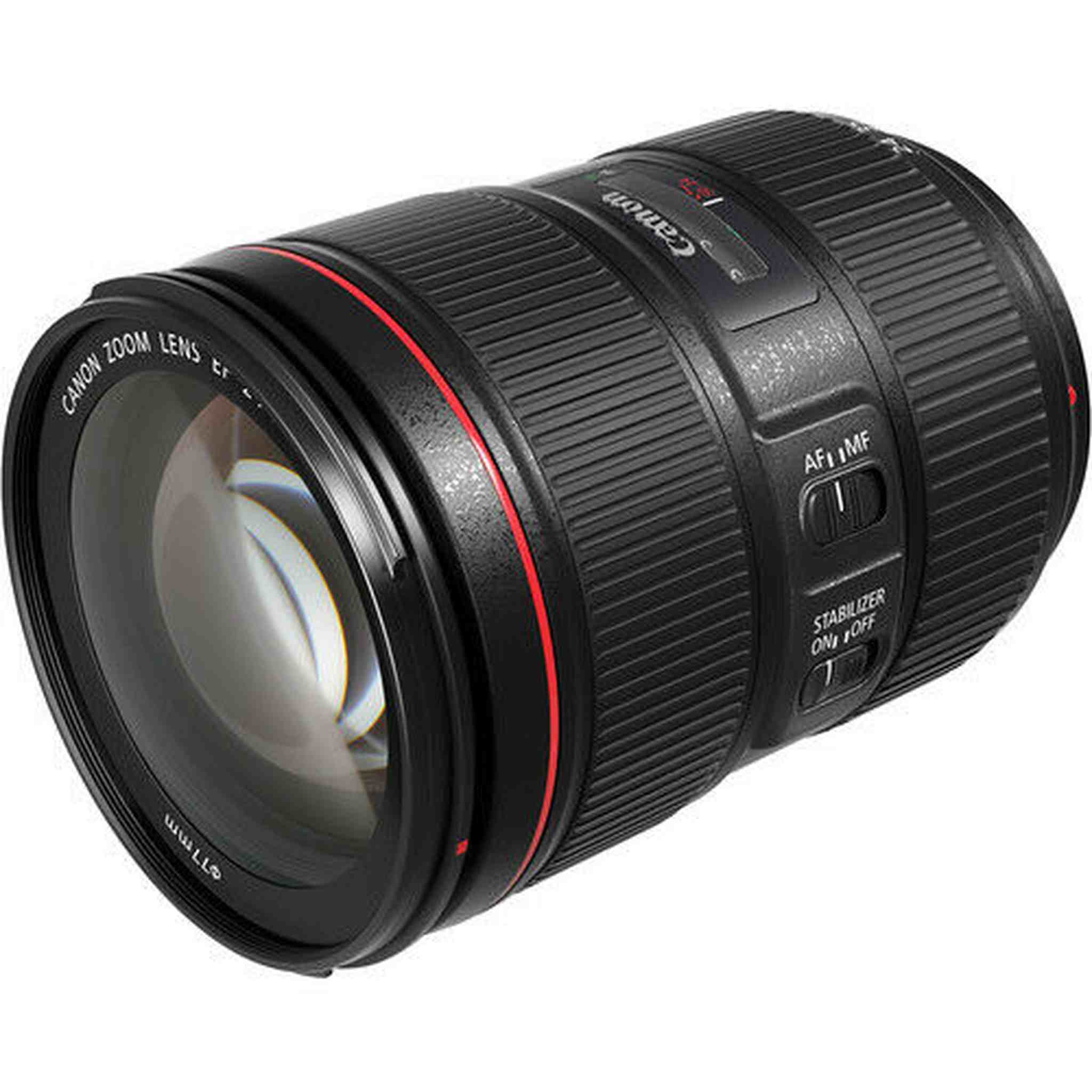 Canon EF 24-105mm f/4L IS II USM Lens + 77mm Multicoated UV Filter Bundle Canon