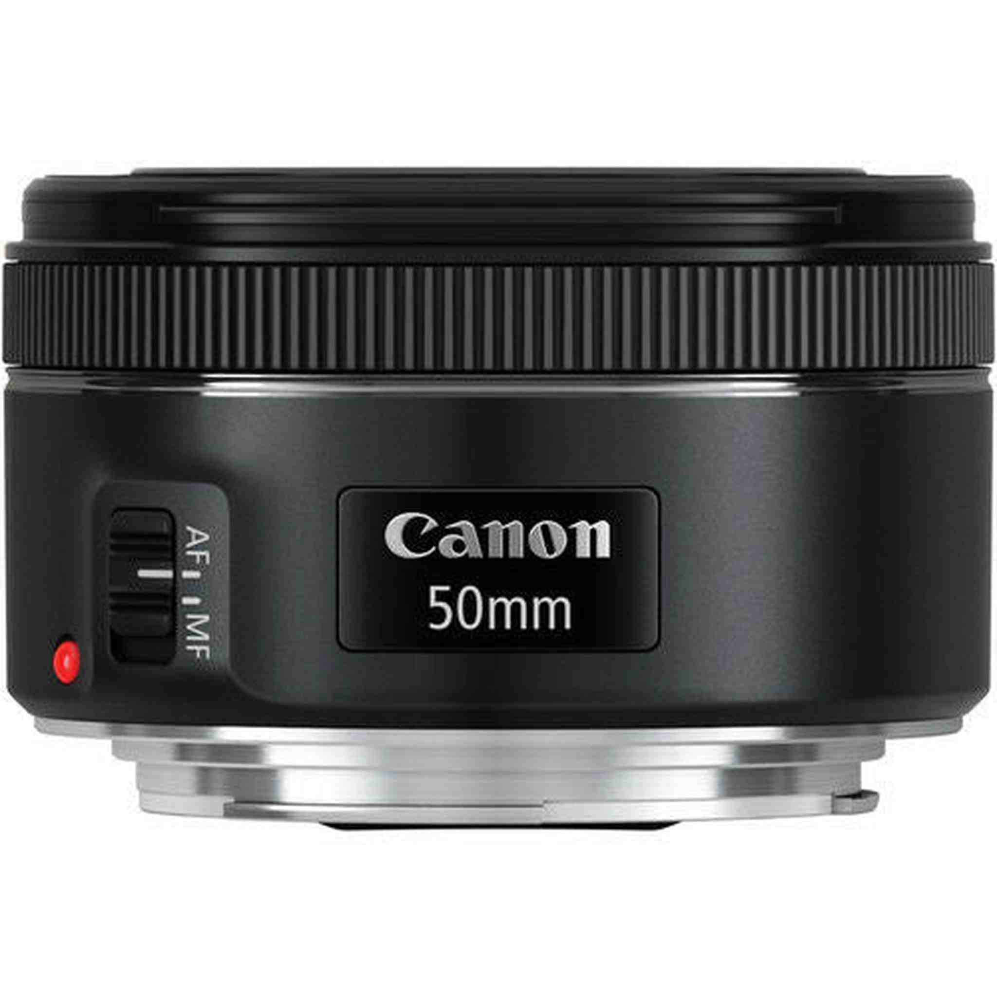 Canon EF 50mm f/1.8 STM Lens + UV Filter & Cleaning Kit Base Bundle Canon