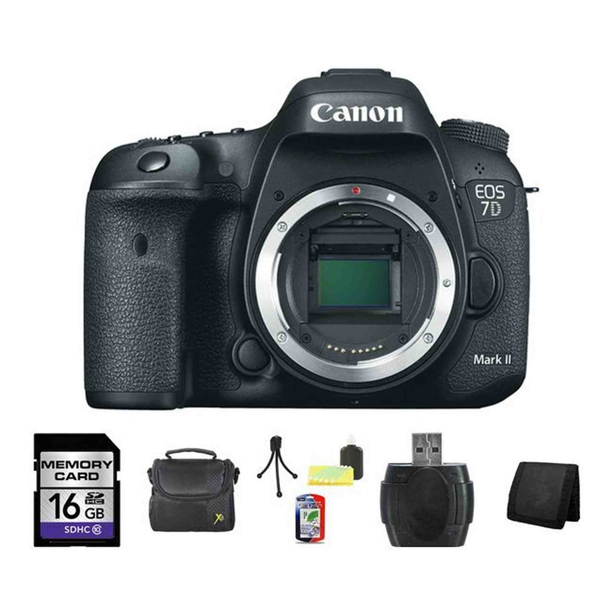 Canon EOS 7D Mark II DSLR Camera 16GB Bundle Canon