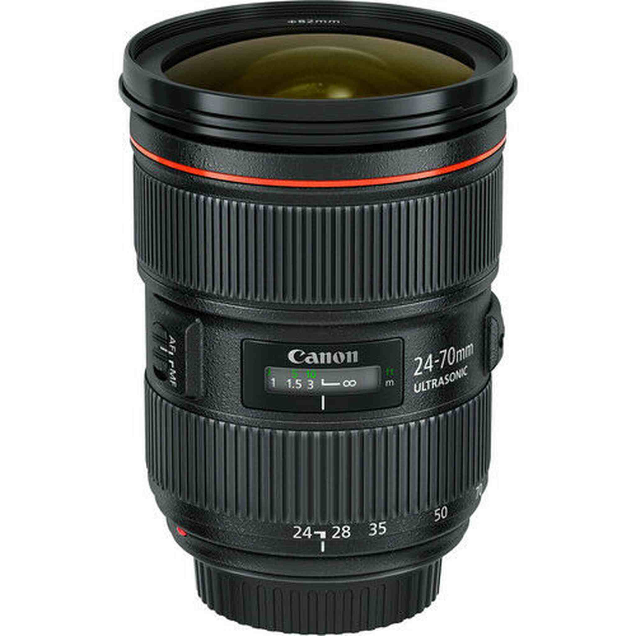 Canon EF 24-70mm F/2.8 II L USM Lens + UV Filter & Cleaning Kit Base Bundle