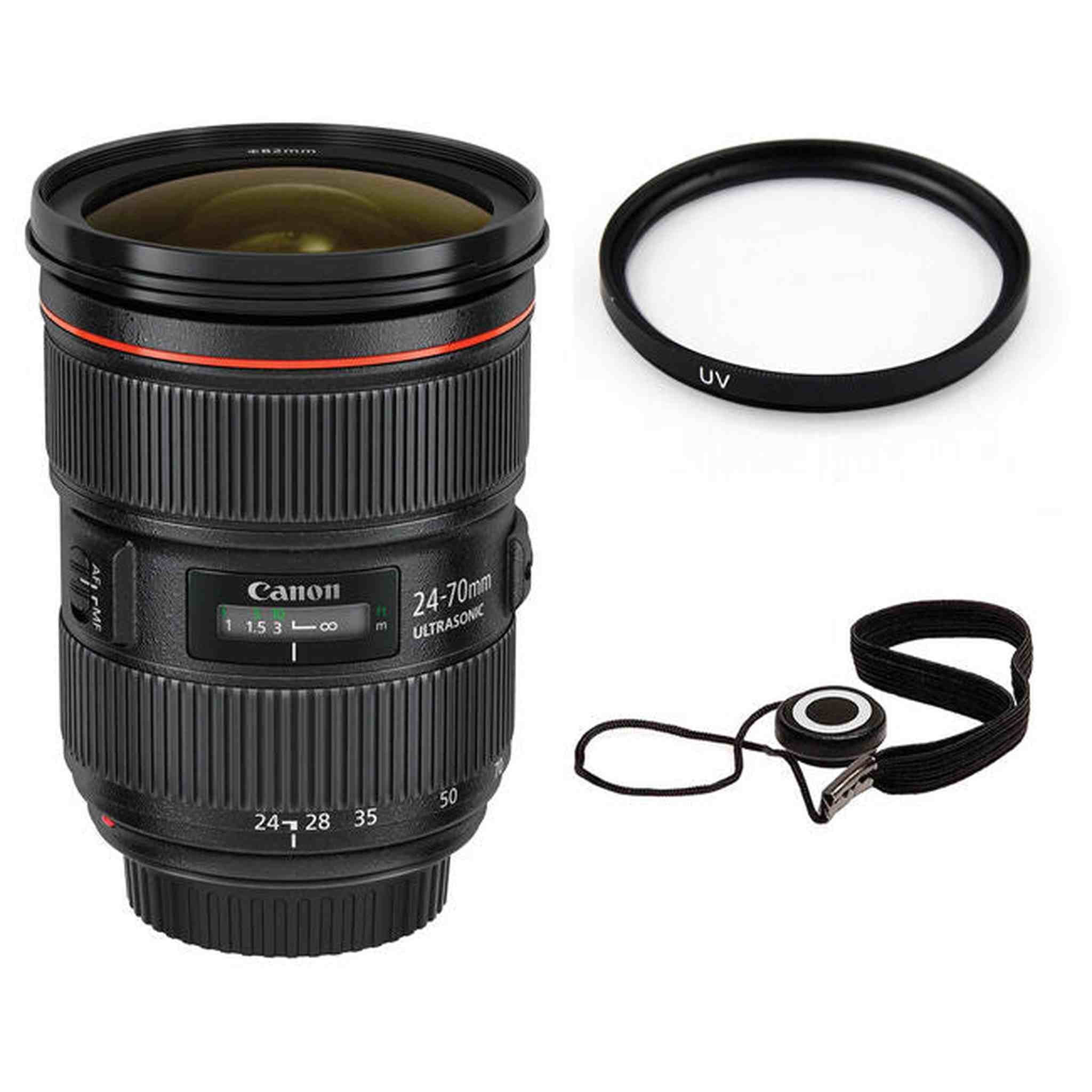 Canon EF 24-70mm f/2.8L II USM Zoom Lens Bundle Canon