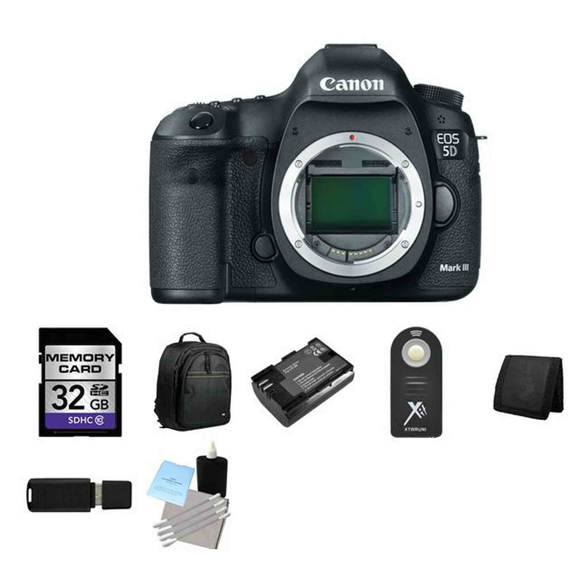 Canon EOS 5D Mark III Digital SLR Camera Body 32GB SDHC Package Canon