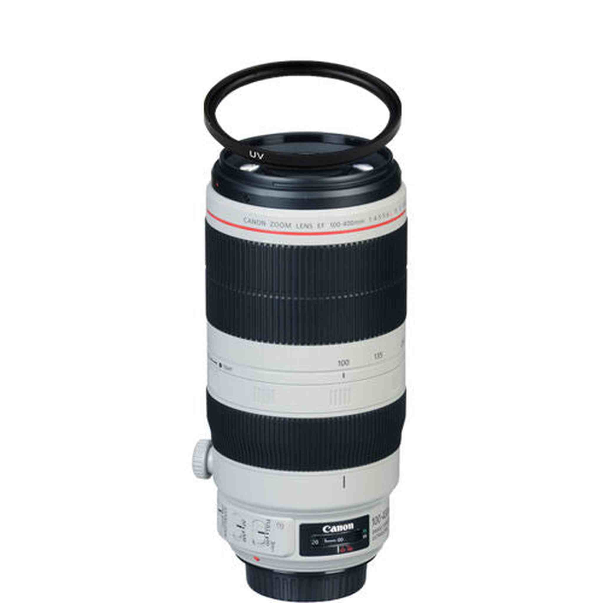 Canon EF 100-400mm f/4.5-5.6L IS II USM Lens w/77mm UV Filter Bundle Canon