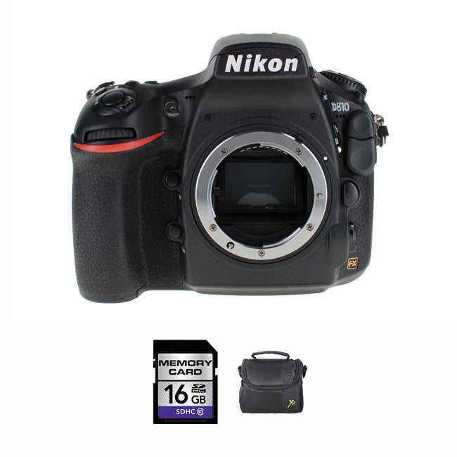 Nikon D810 DSLR Camera + 16GB & Case Bundle Nikon