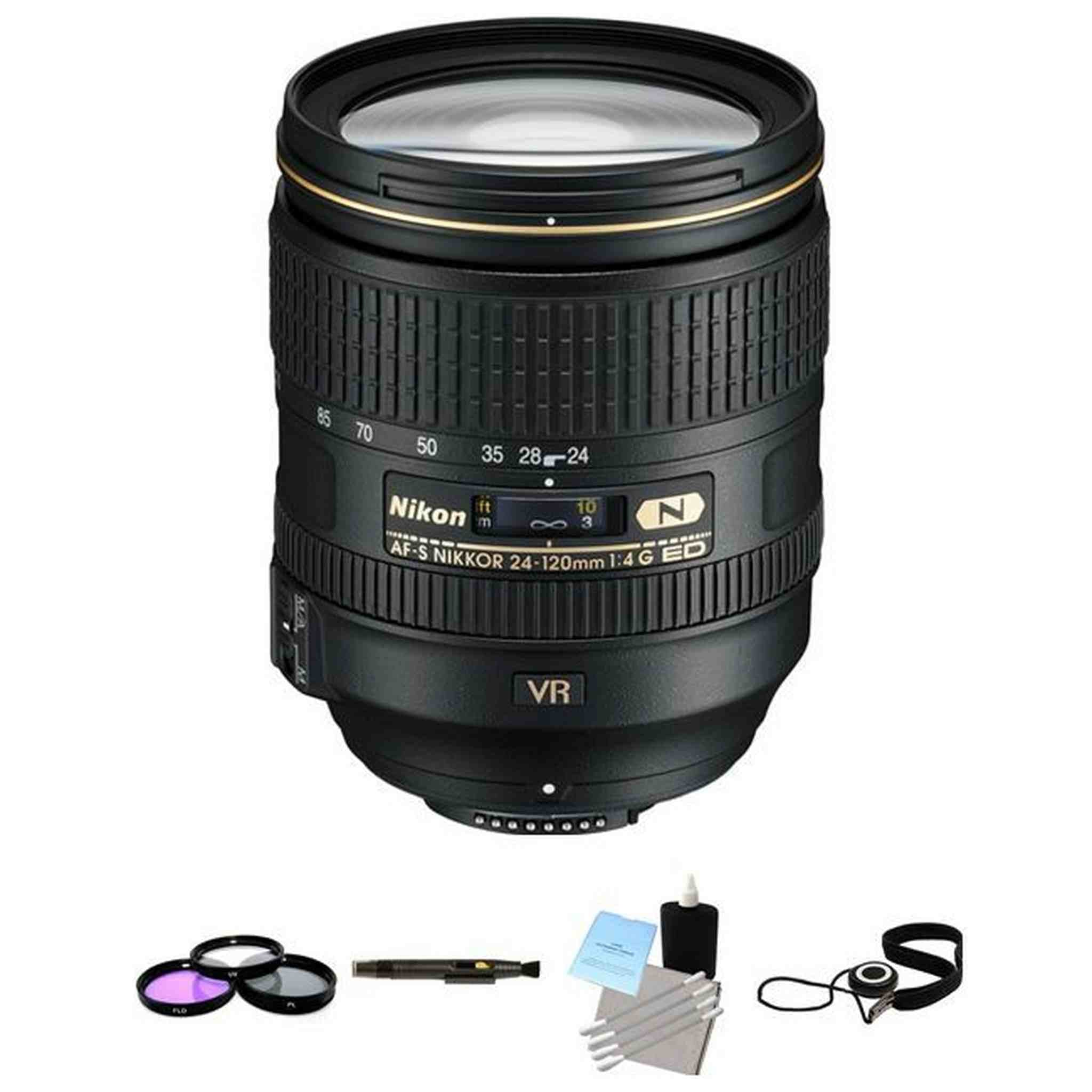 Nikon AF-S NIKKOR 24-120mm f/4G ED VR Zoom Lens Ultimate Bundle Nikon