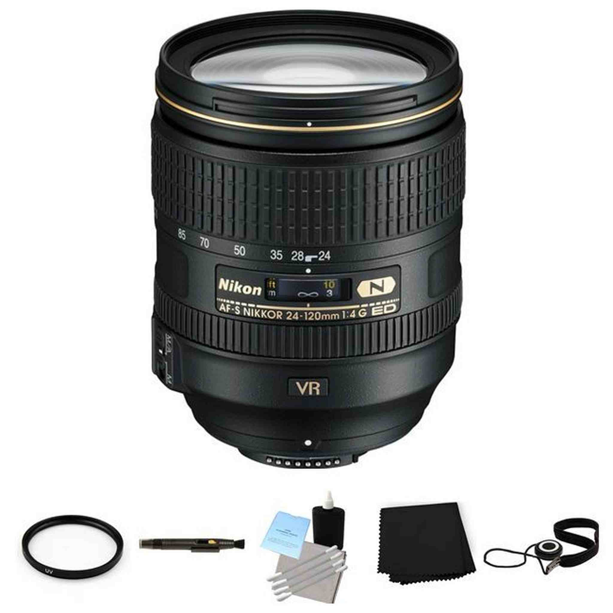 Nikon AF-S NIKKOR 24-120mm f/4G ED VR Zoom Lens Supreme Bundle Nikon