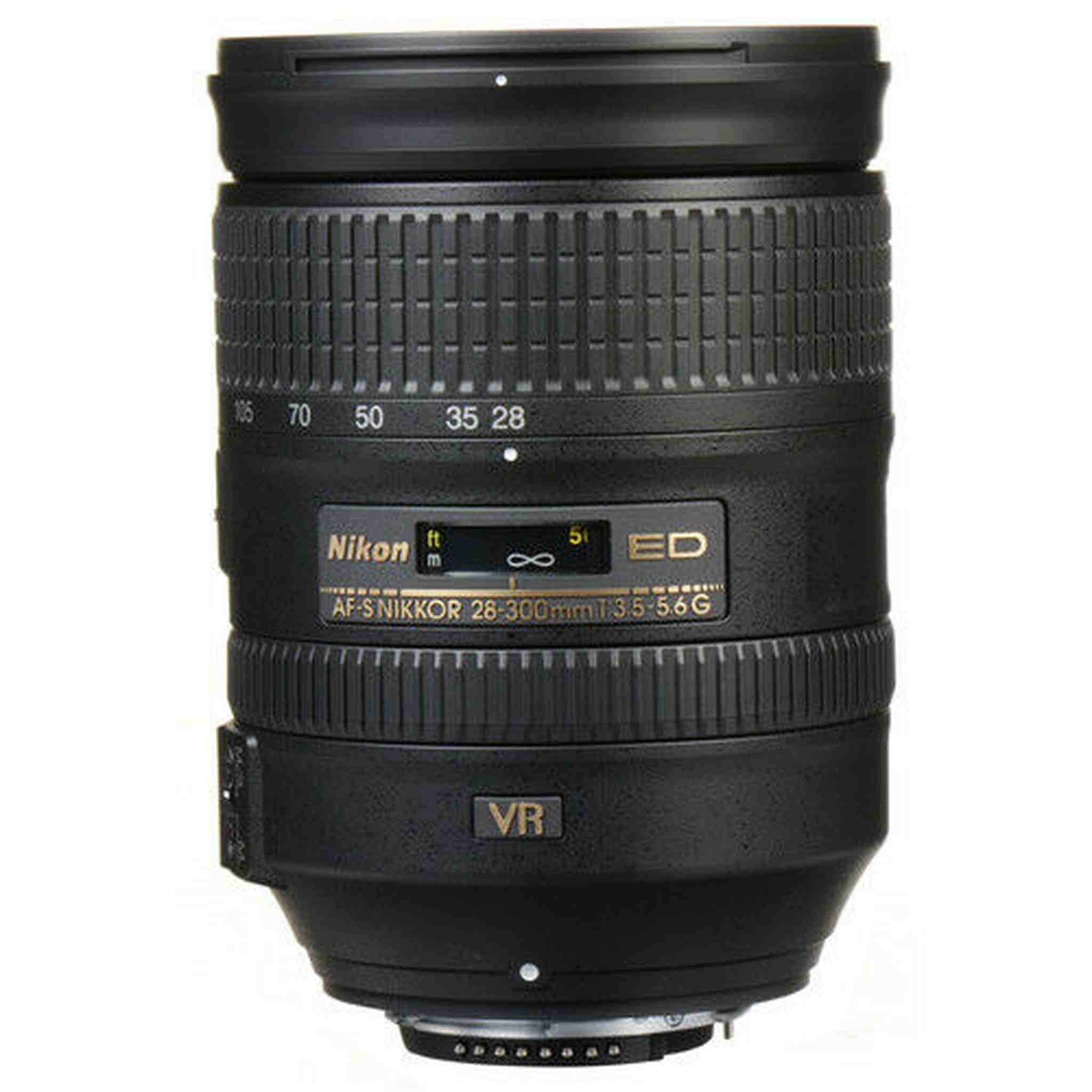 Nikon Nikkor AF-S 28-300mm F/3.5-5.6 VR G ED Lens + UV Kit & Cleaning Kit Bundle Nikon