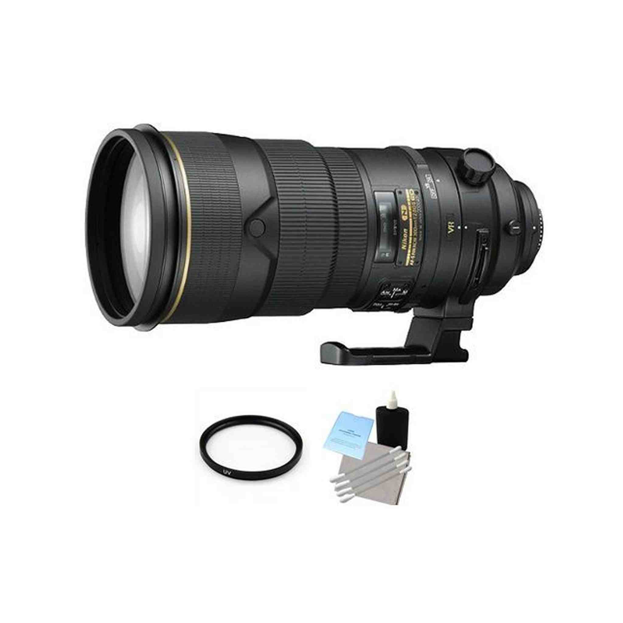 Nikon AF-S NIKKOR 300mm f/2.8G ED VR II Lens + UV Filter & Cleaning Kit Bundle Nikon