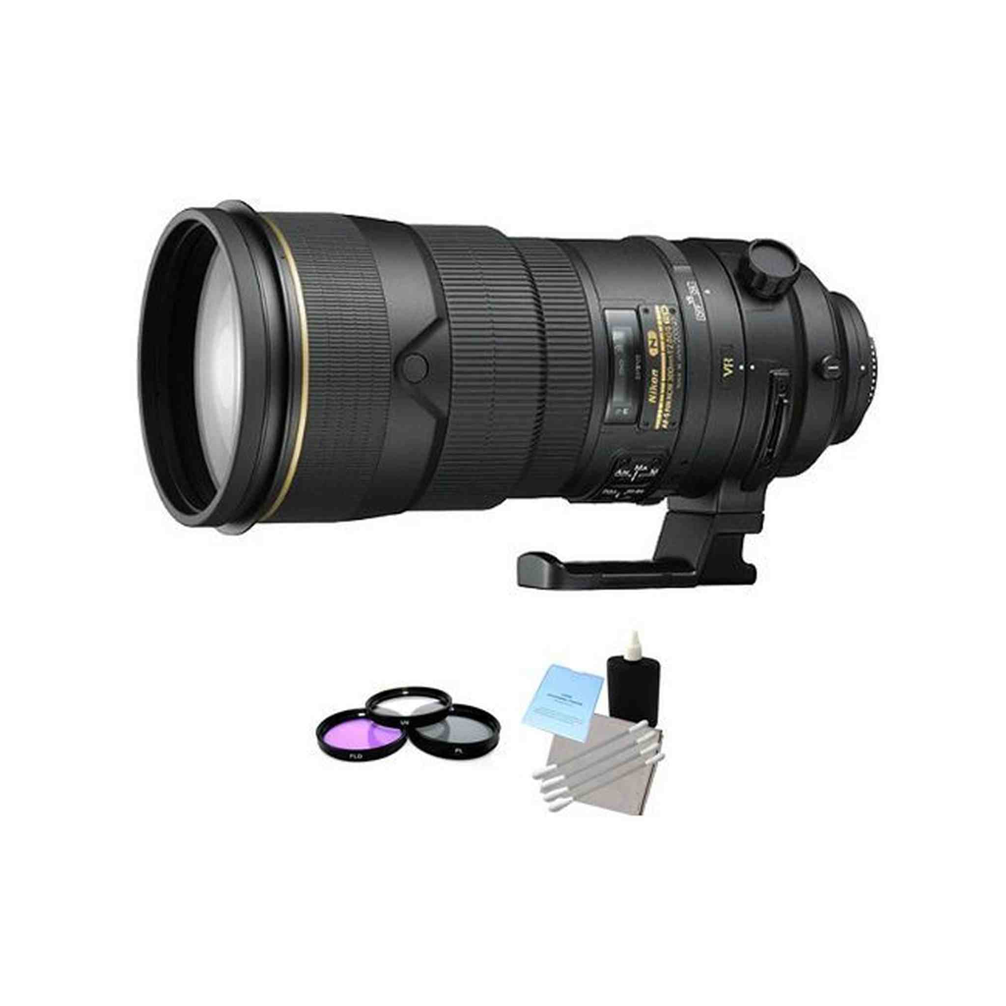 Nikon AF-S NIKKOR 300mm f/2.8G ED VR II Lens + UV Kit & Cleaning Kit Bundle Nikon