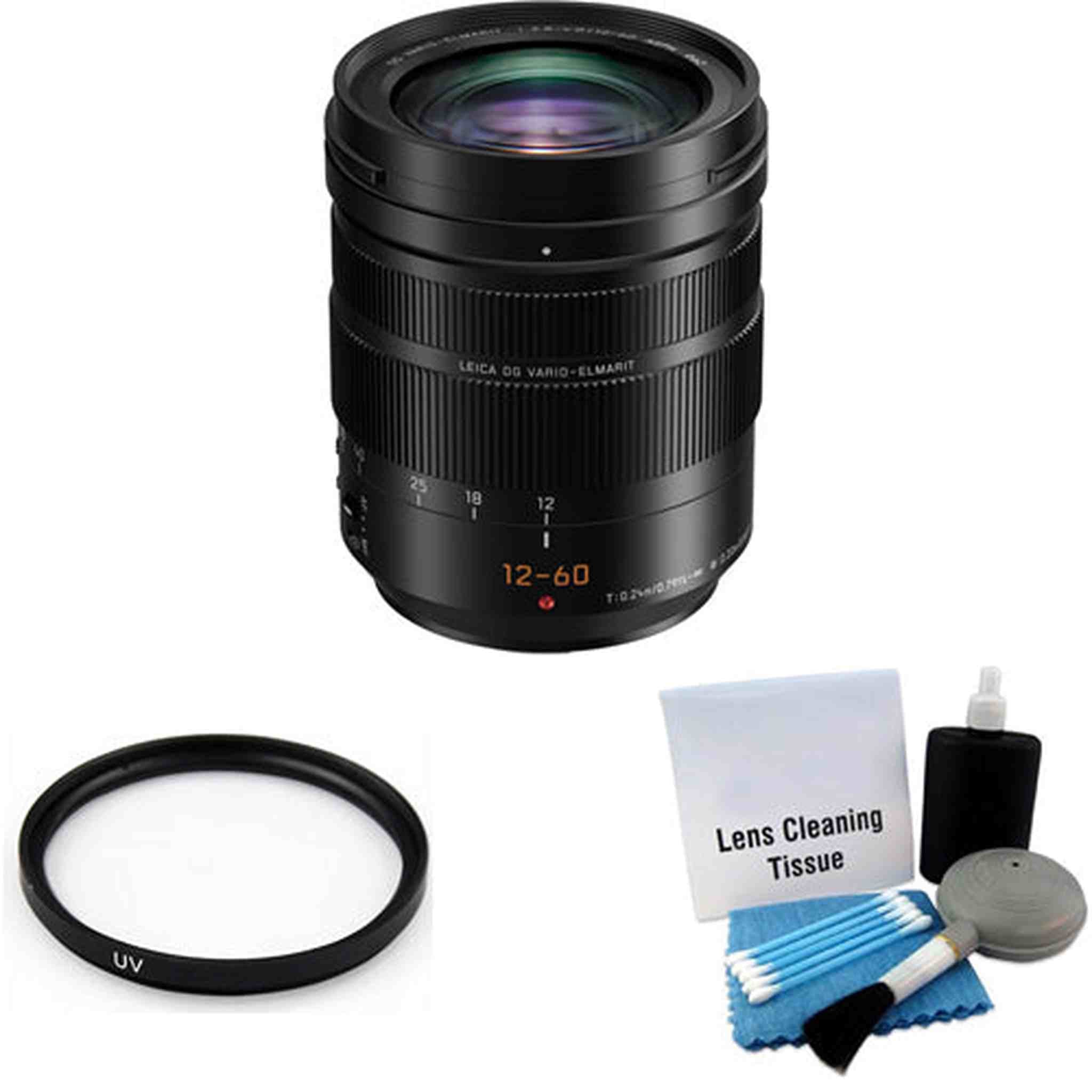 Panasonic Leica DG Vario-Elmarit 12-60mm f/2.8-4 ASPH. POWER O.I.S. Lens Bundle Panasonic