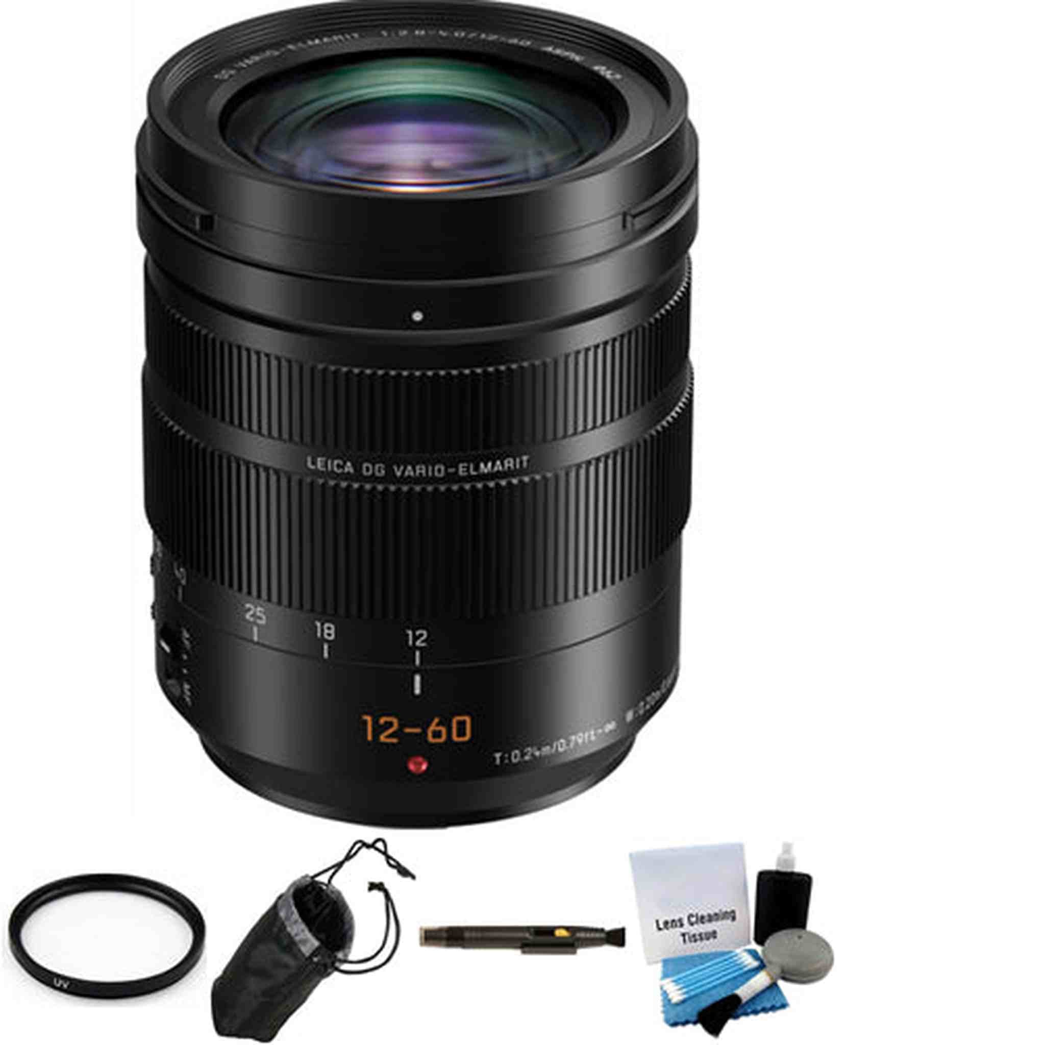 Panasonic Leica DG Vario-Elmarit 12-60mm f/2.8-4 ASPH. POWER O.I.S Lens Bundle 3 Panasonic