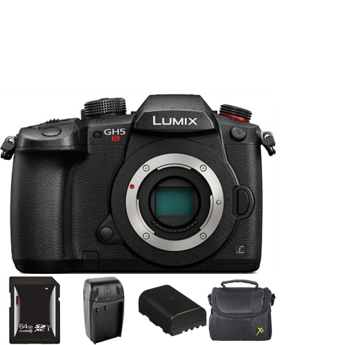 Panasonic Lumix DC-GH5S Mirrorless Micro Four Thirds Digital Camera Advanced Bundle Panasonic