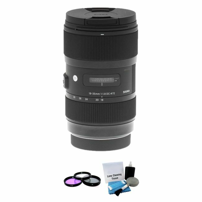 Sigma 18-35mm f/1.8 DC HSM Lens for Canon + UV Kit & Cleaning Kit Bundle Sigma