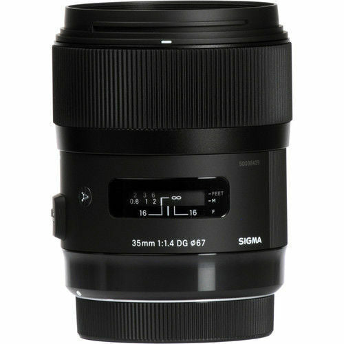 Sigma 35mm F/1.4 HSM DG Lens For Canon + UV Kit & Cleaning Kit Bundle Sigma