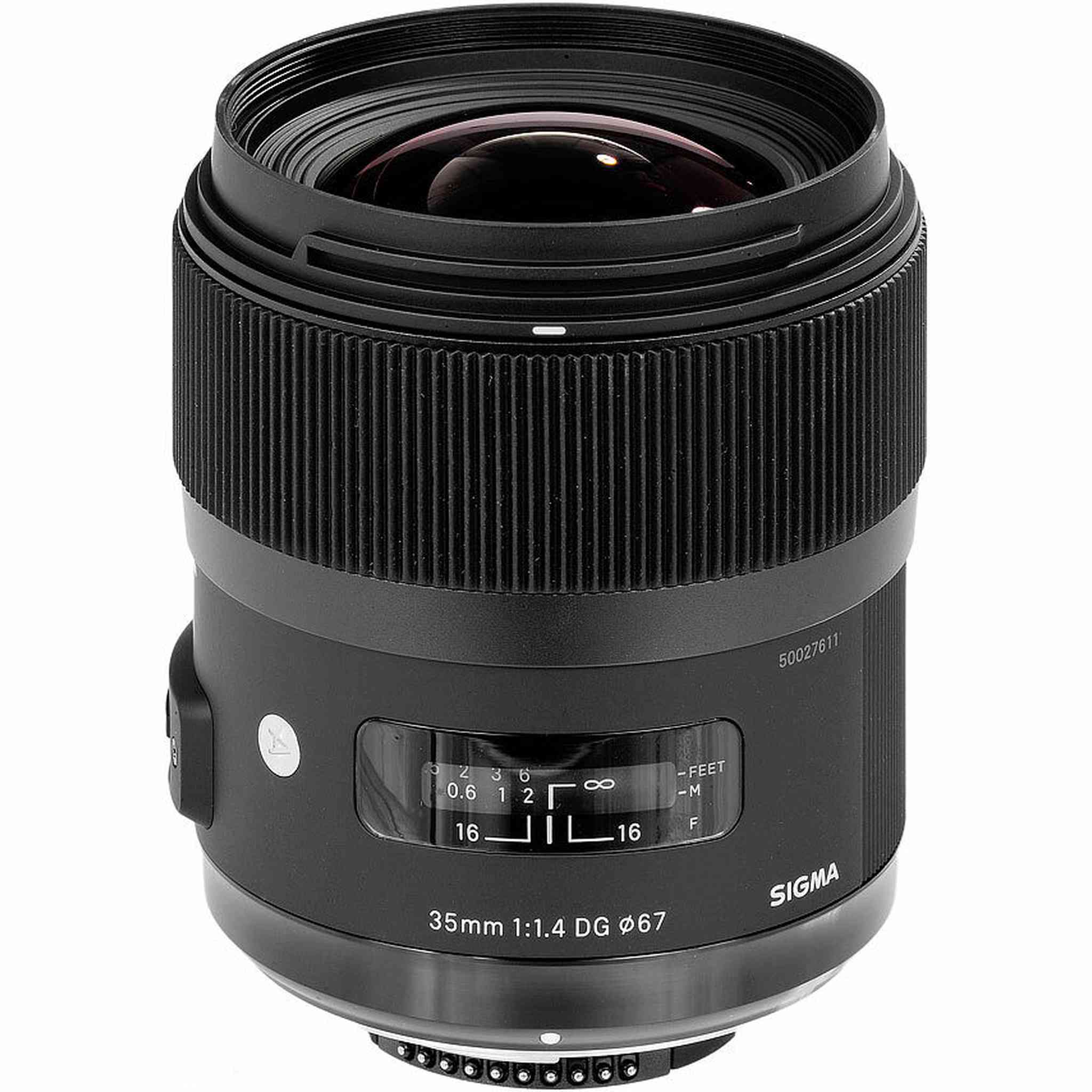 Sigma 35mm F/1.4 HSM DG Lens For Nikon + UV Filter & Cleaning Kit Bundle Sigma