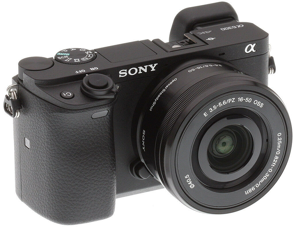 Sony Alpha a6300 Mirrorless Camera w/16-50mm Lens + 2 Batteries, 16GB Card Base Bundle Sony