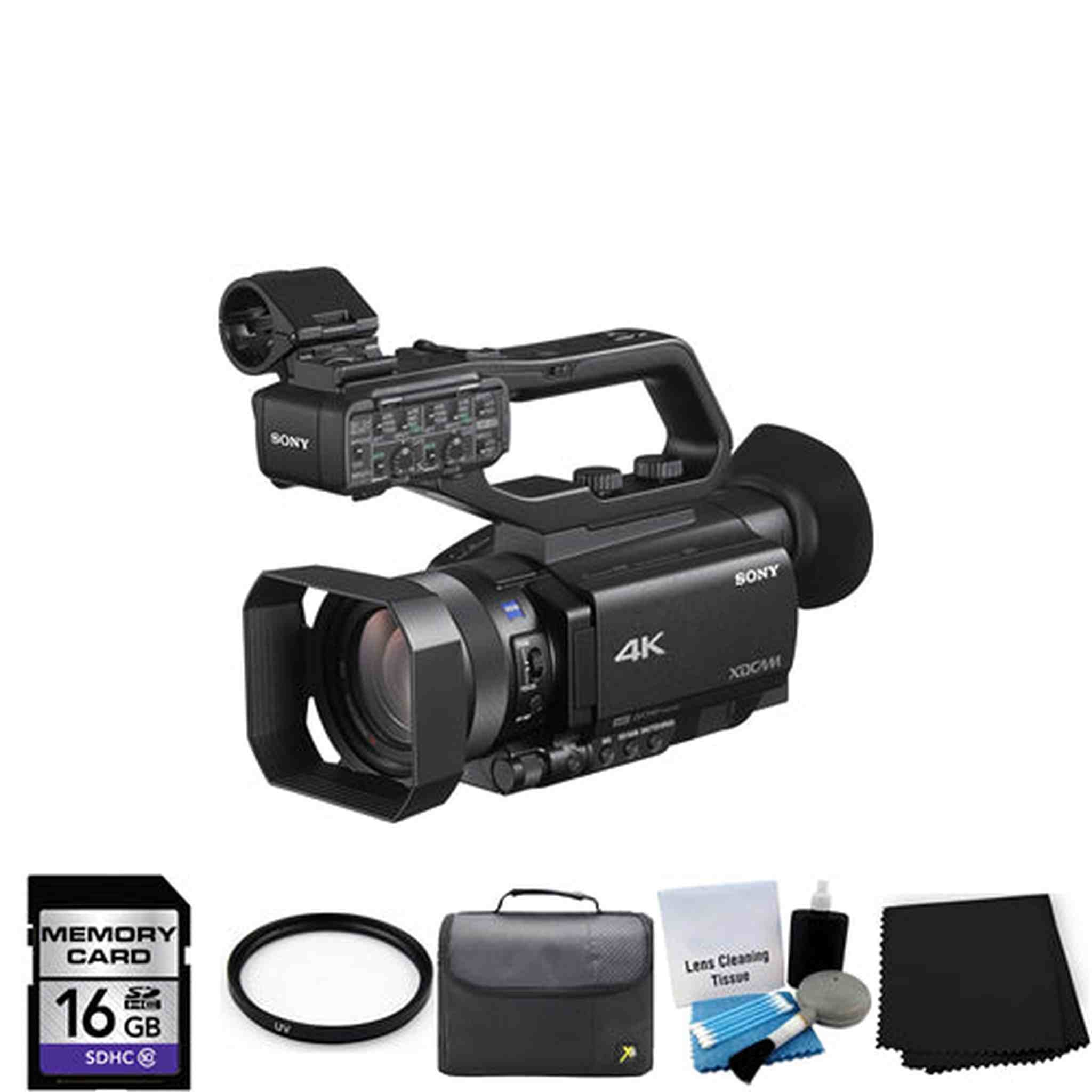 Sony PXW-Z90V 4K HDR XDCAM with Fast Hybrid AF 16GB Package Sony