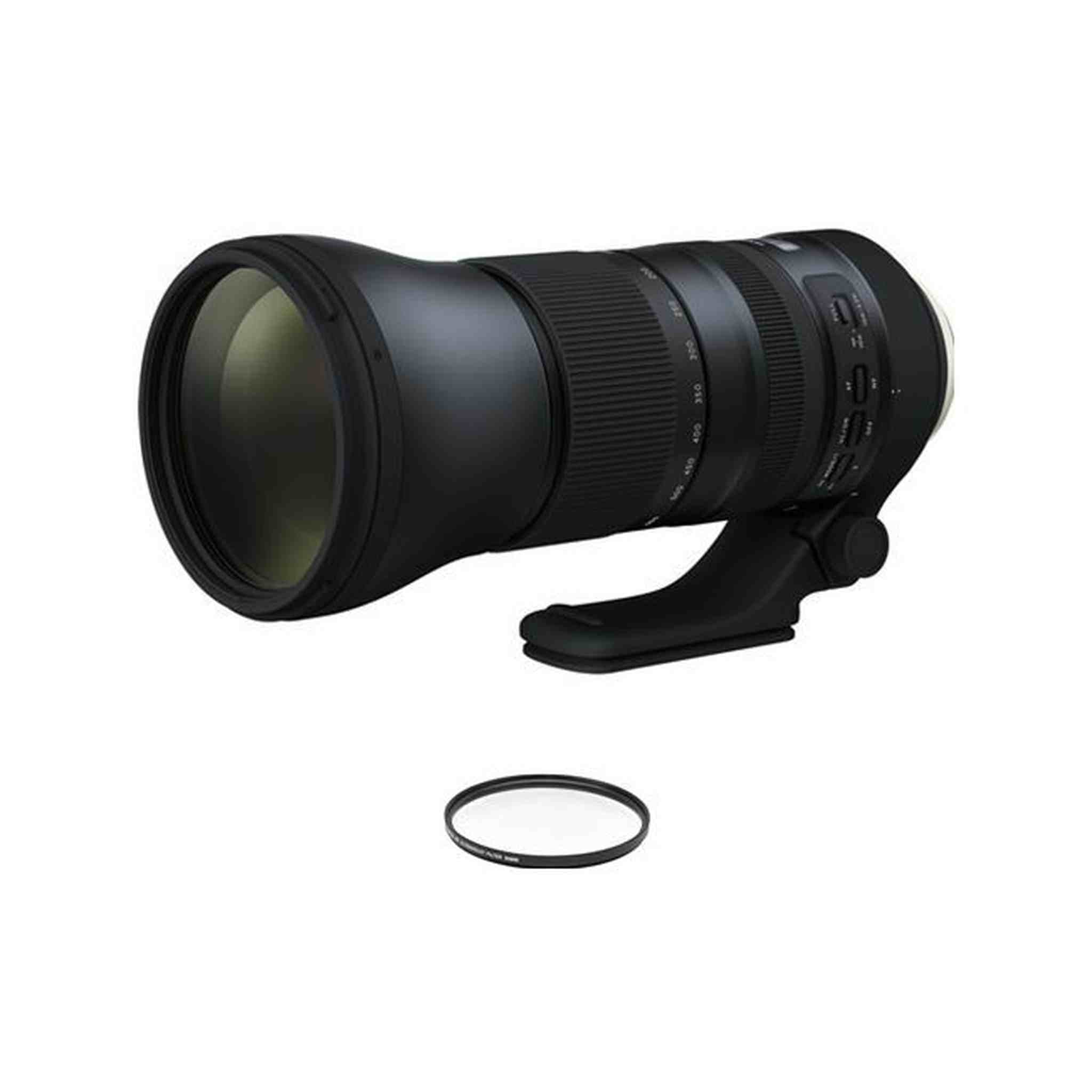 Tamron SP 150-600mm f/5-6.3 Di VC USD G2 for Canon EF + UV Filter 95MM Bundle Tamron