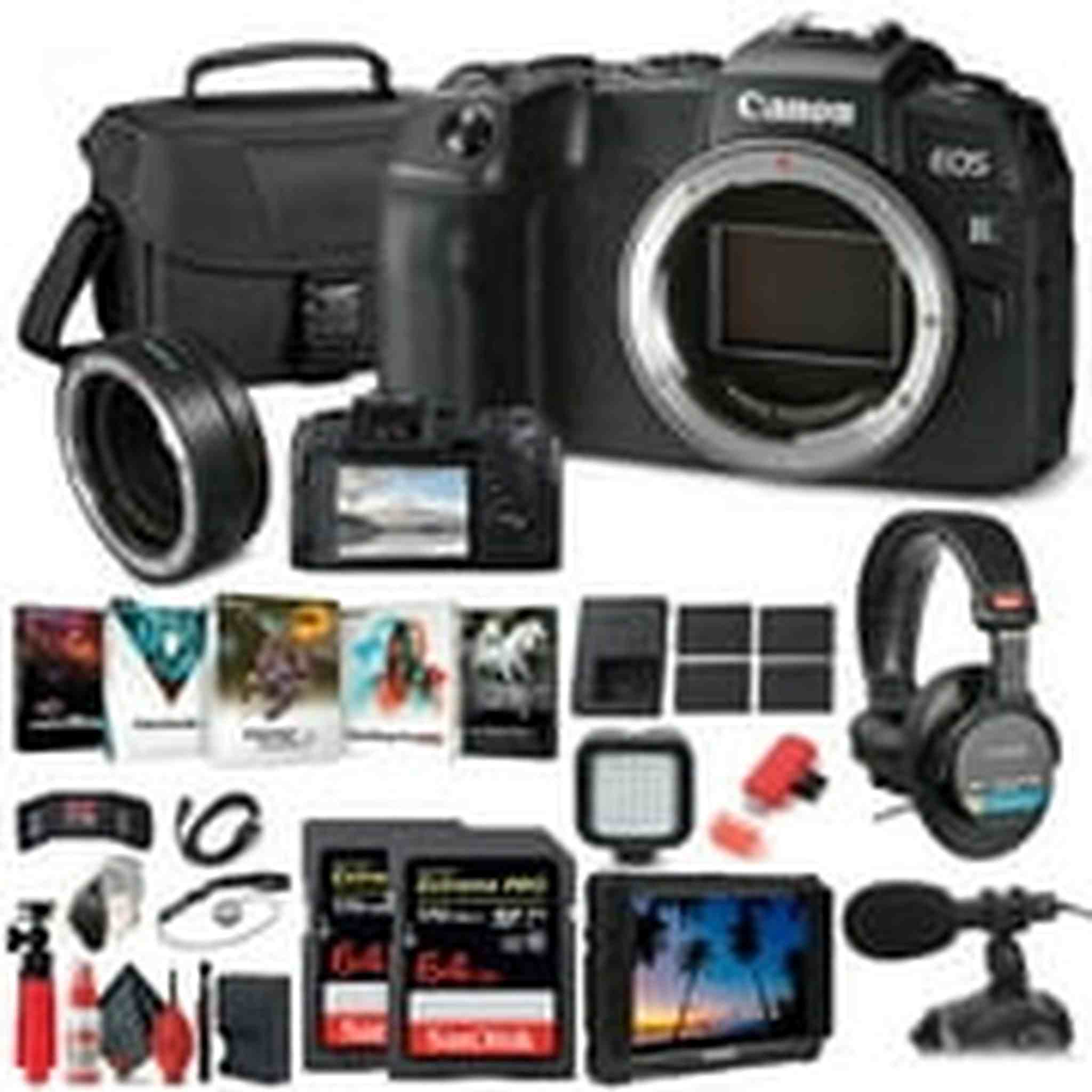 Canon EOS RP Mirrorless Digital Camera 3380C002 + 4K Monitor Bundle Canon