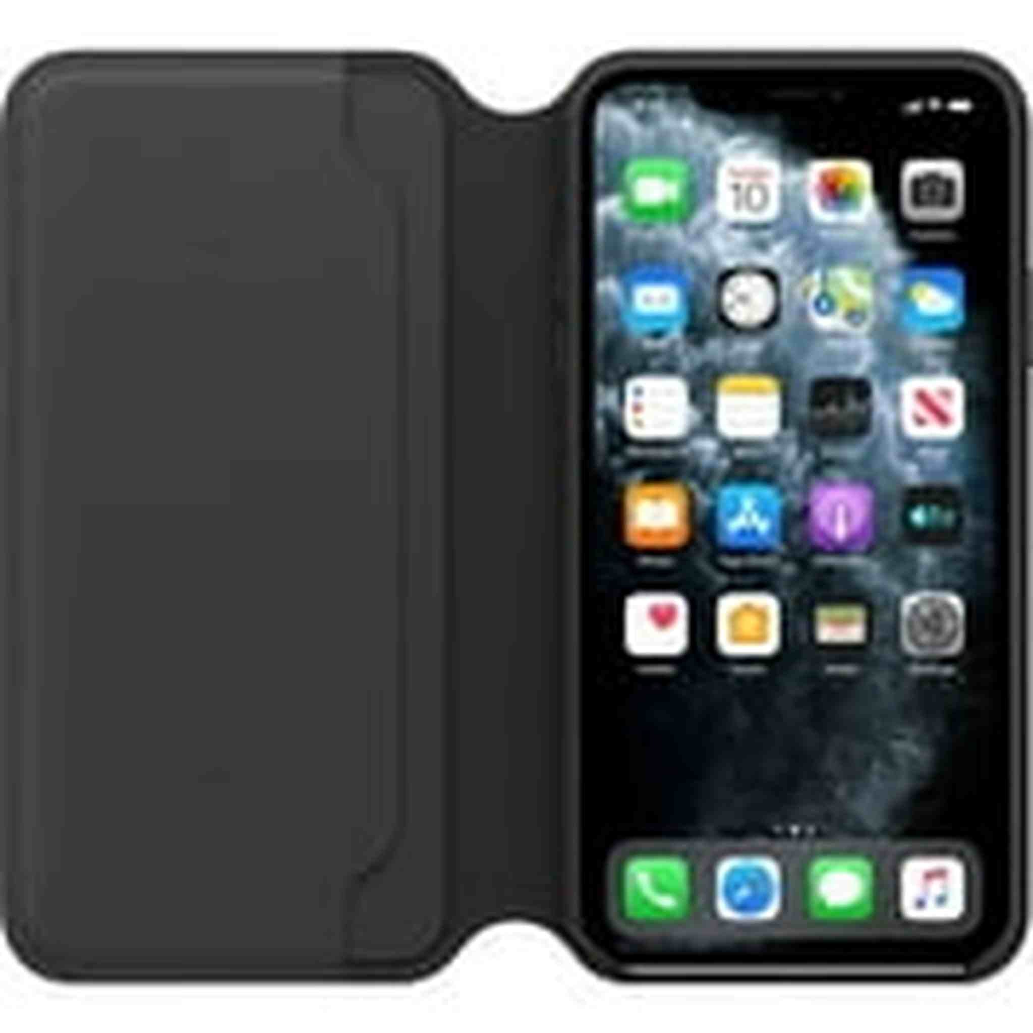 Apple Leather Folio for iPhone 11 Pro Max - Black Apple