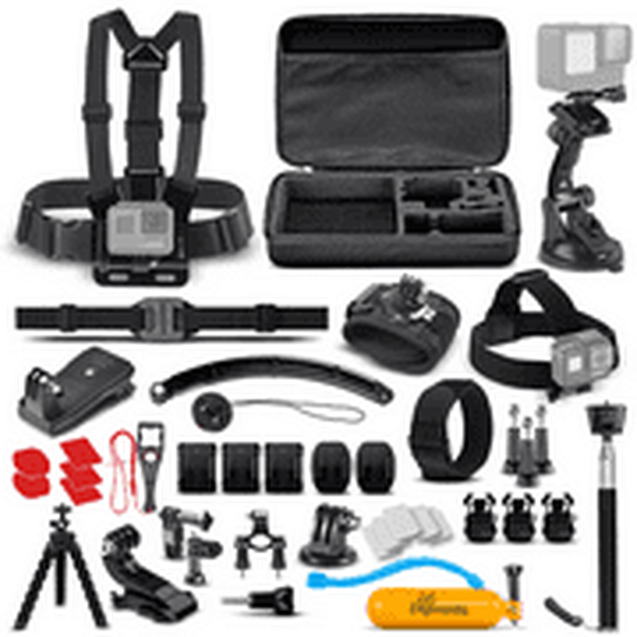 DigiNerds 50 in 1 Action Camera Accessory kit For Gopro and More. DigiNerds