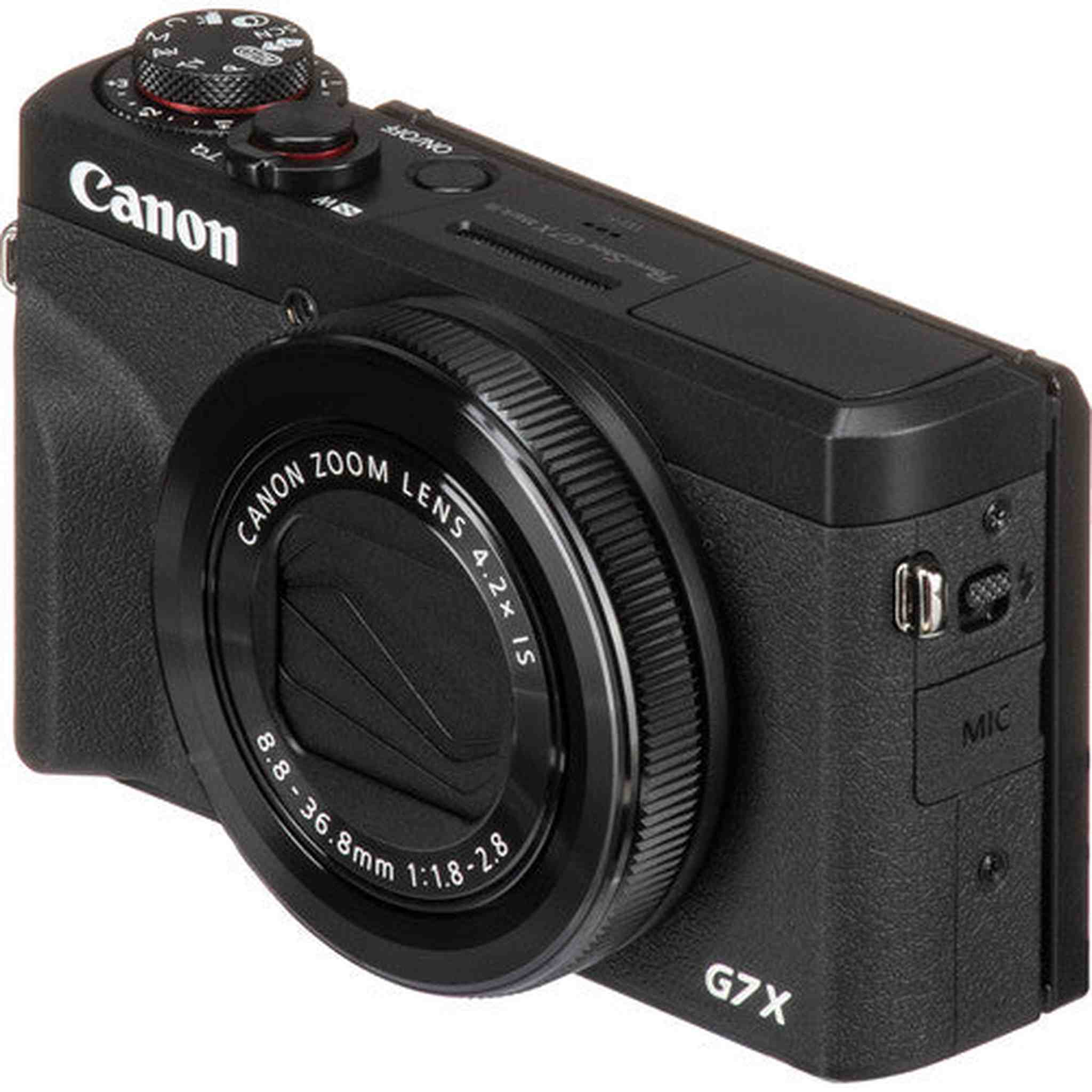 Canon PowerShot G7 X Mark III Digital Camera Black Intl Model Basic Bundle Canon