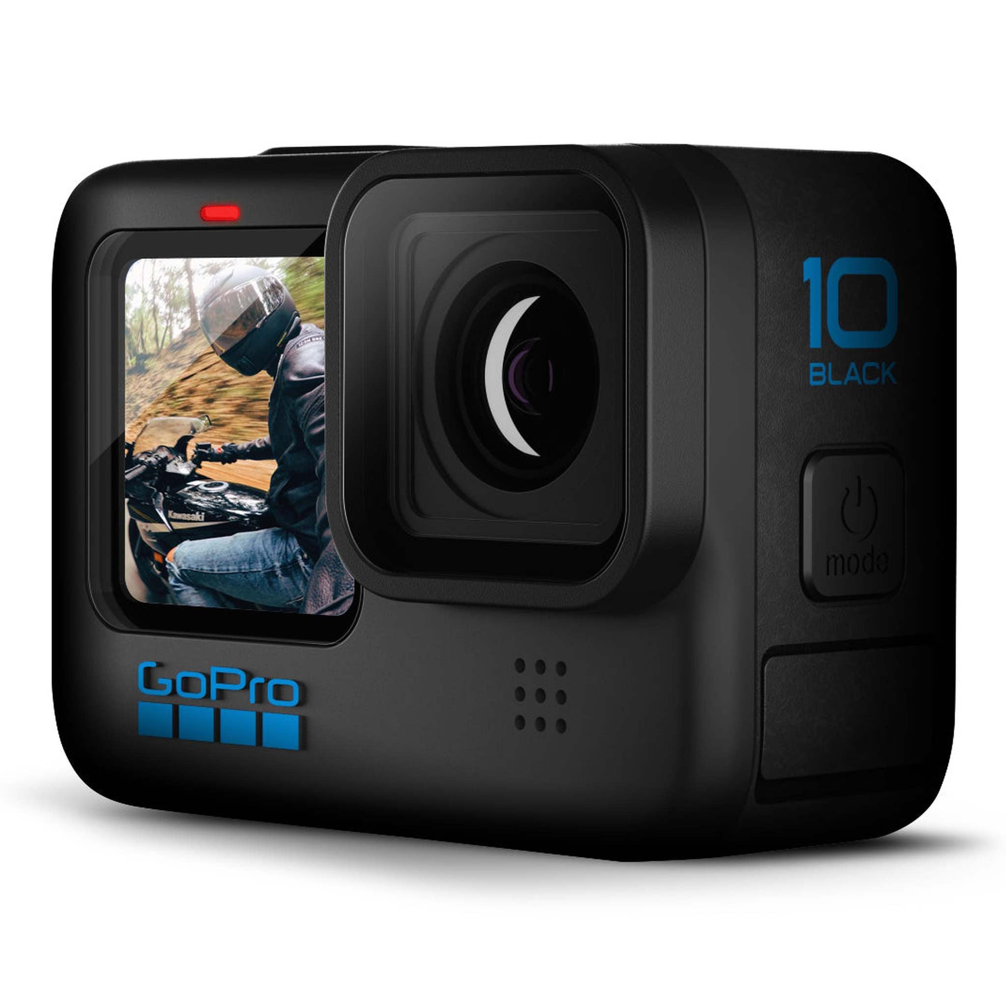 GoPro HERO10 - Waterproof Action Camera With + 64GB Card and Extra Battery Bundle GoPro