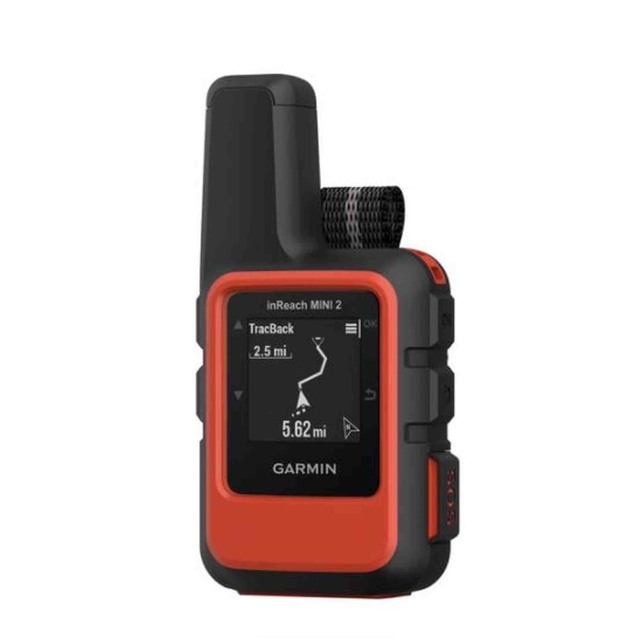 Garmin inReach Mini 2 Satellite Communicator Flame Red with Power Adapters Garmin