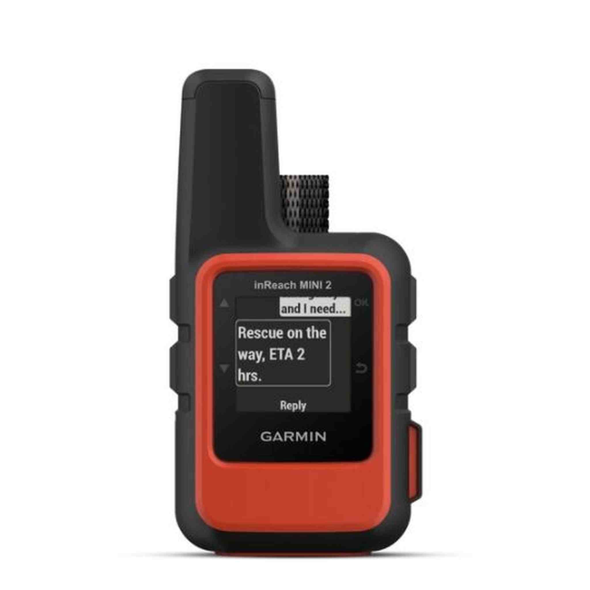 Garmin inReach Mini 2 Satellite Communicator Flame Red with Power Adapters Garmin