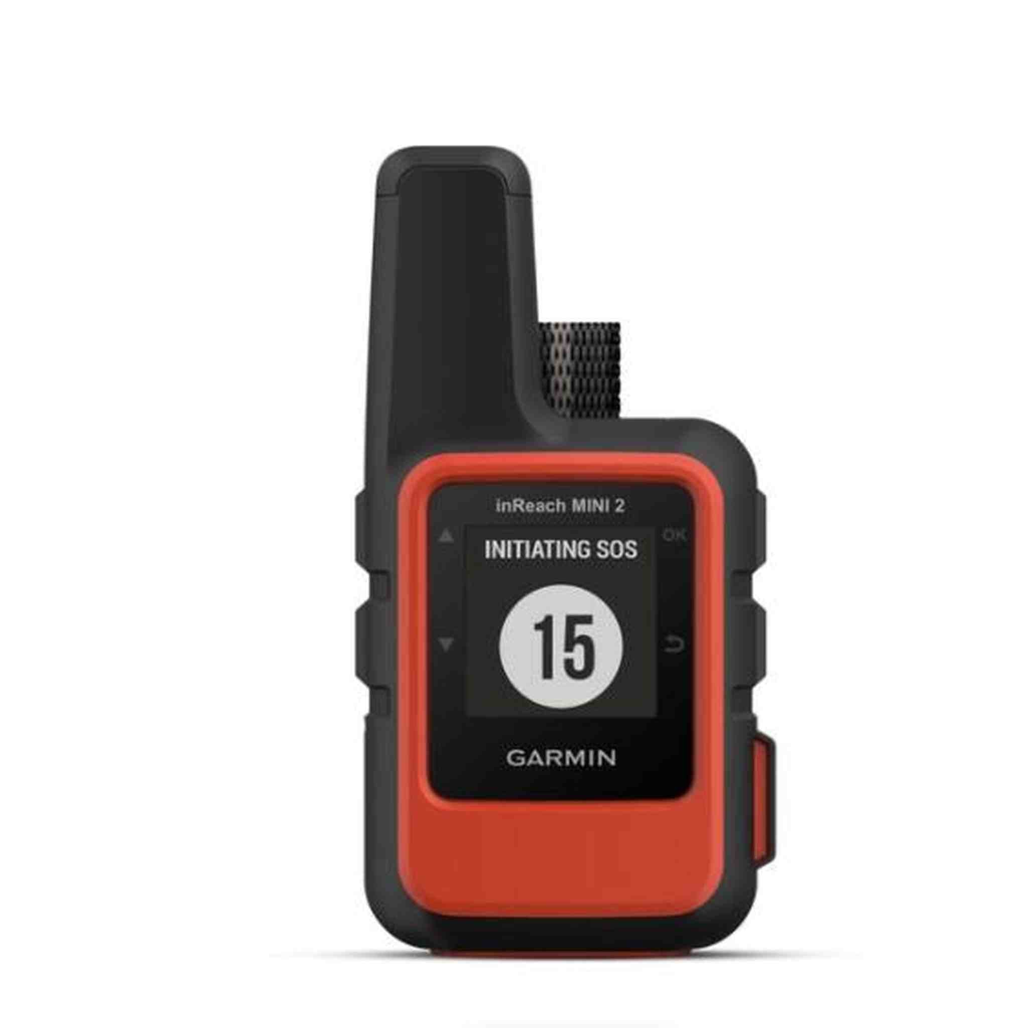 Garmin inReach Mini 2 Satellite Communicator Flame Red with Power Adapters Garmin