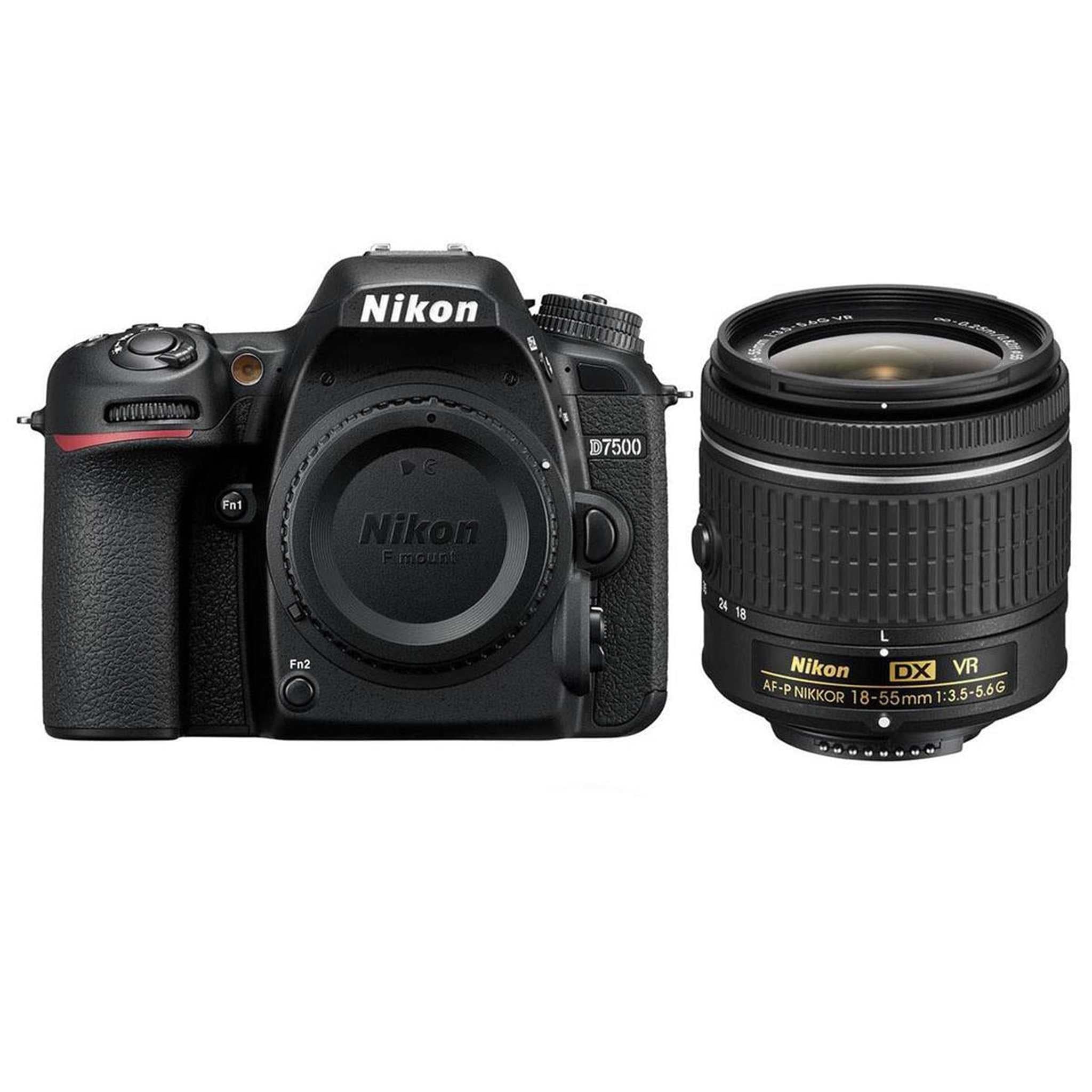 Nikon D7500 DX-format Digital SLR Camera With Nikon 18-55 Lens International Model Nikon