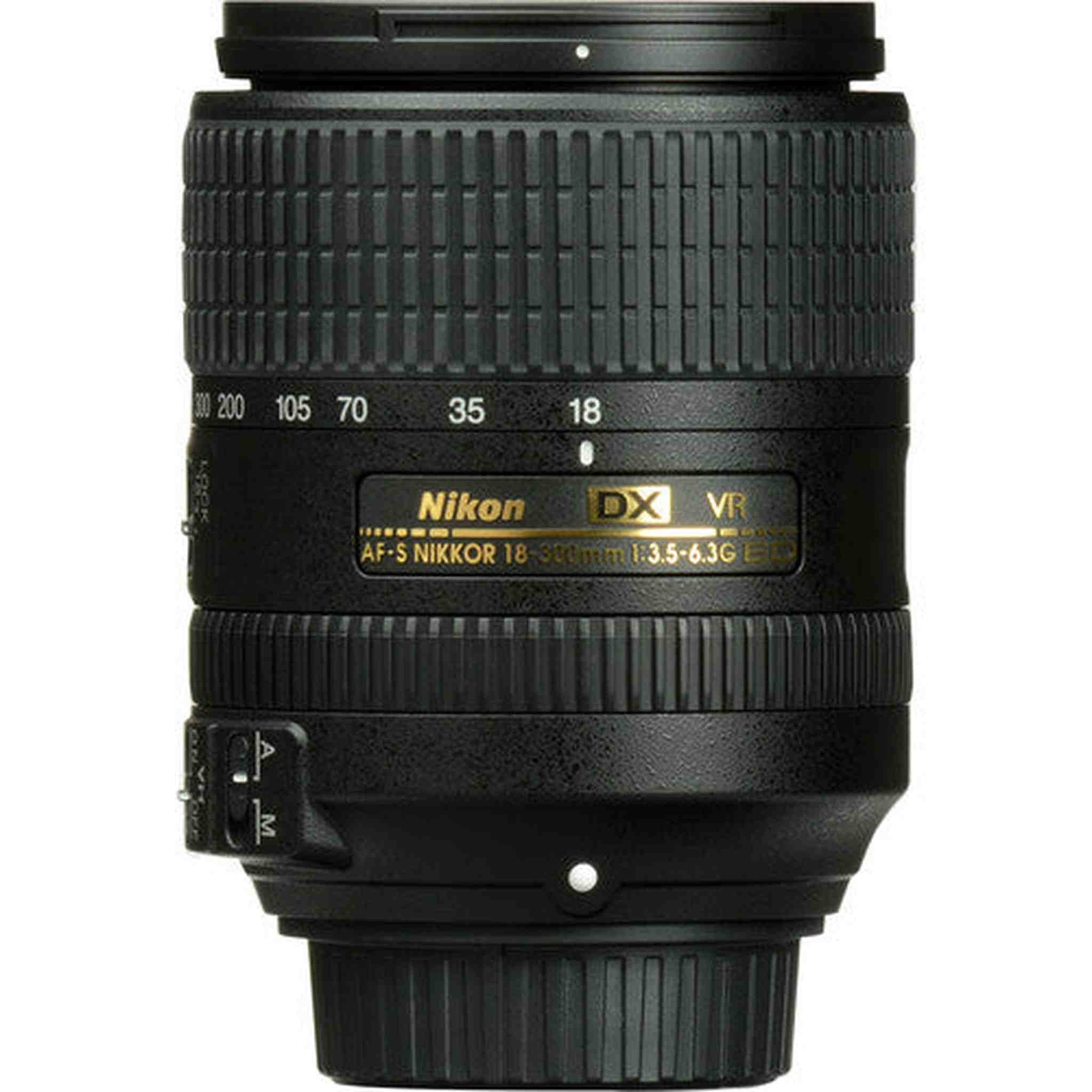 Nikon DX AF-S 18-300mm f/3.5-6.3G ED VR professional SLR Lens International Model Nikon