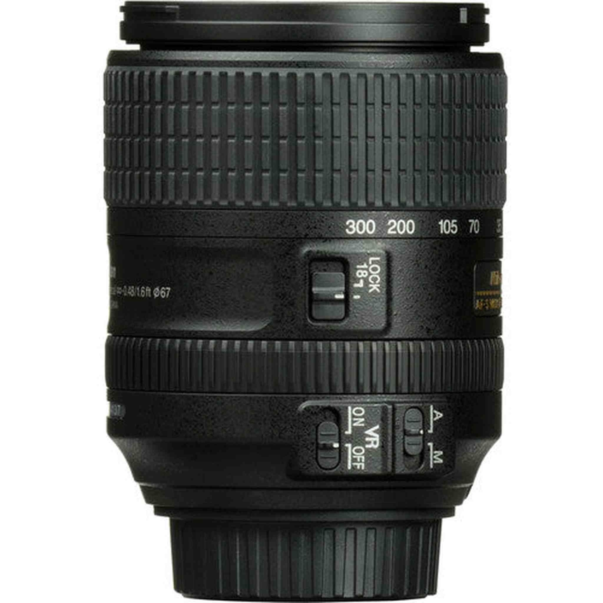 Nikon DX AF-S 18-300mm f/3.5-6.3G ED VR professional SLR Lens International Model Nikon