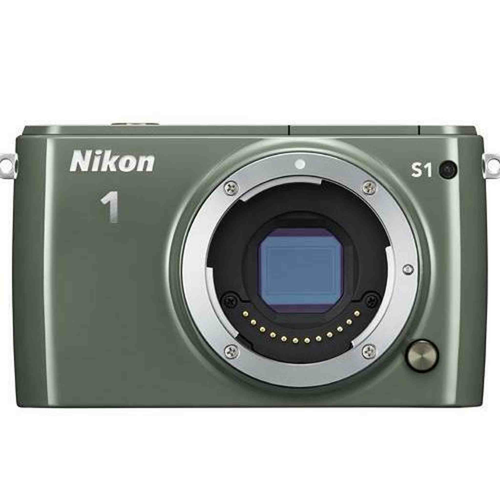 Nikon 1 S1 10.1 MP HD Digital Camera Green Body only New Nikon