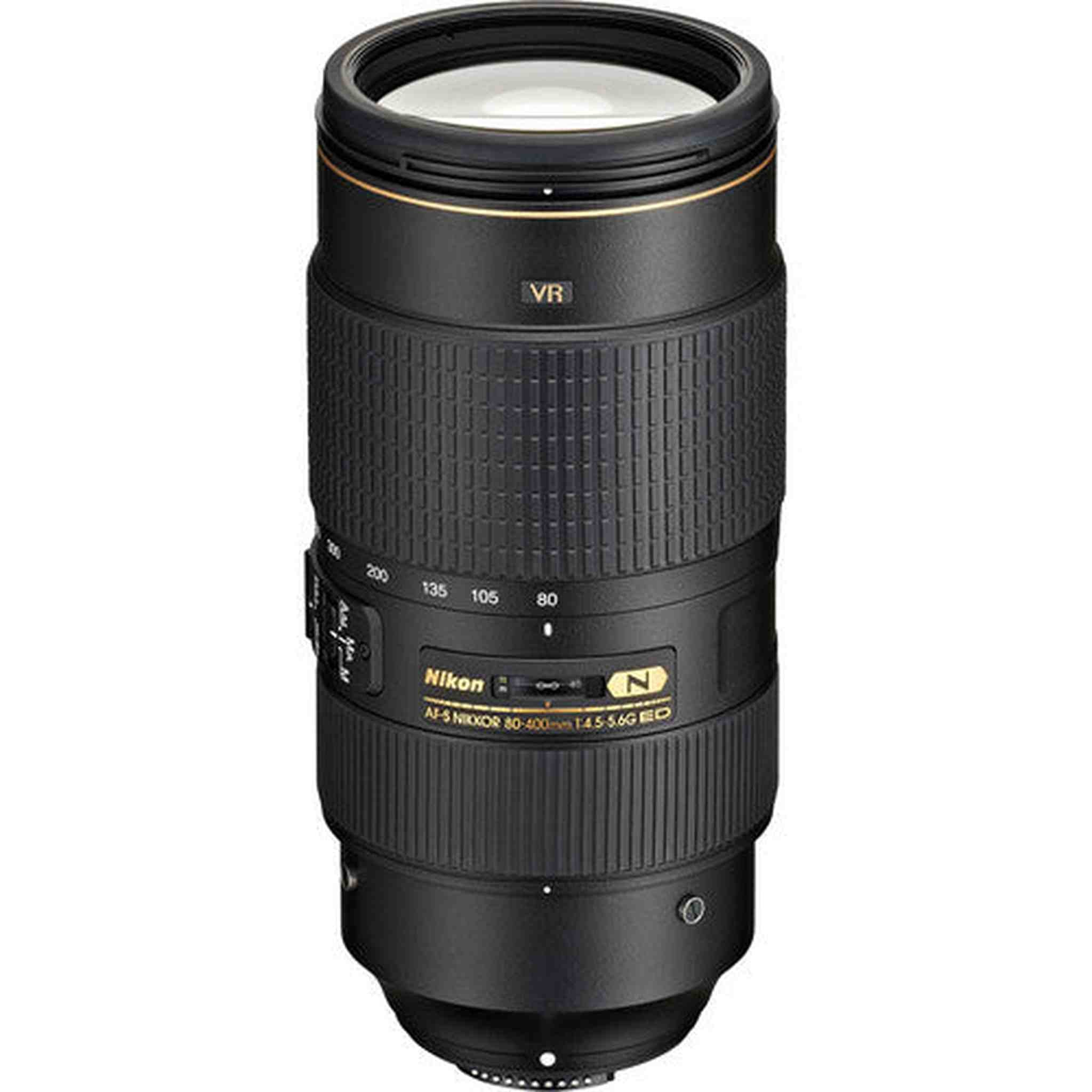 Nikon AF-S FX NIKKOR 80-400mm f.4.5-5.6G ED Vibration Reduction Zoom Lens with Auto Focus for Nikon DSLR Cameras International Version Nikon