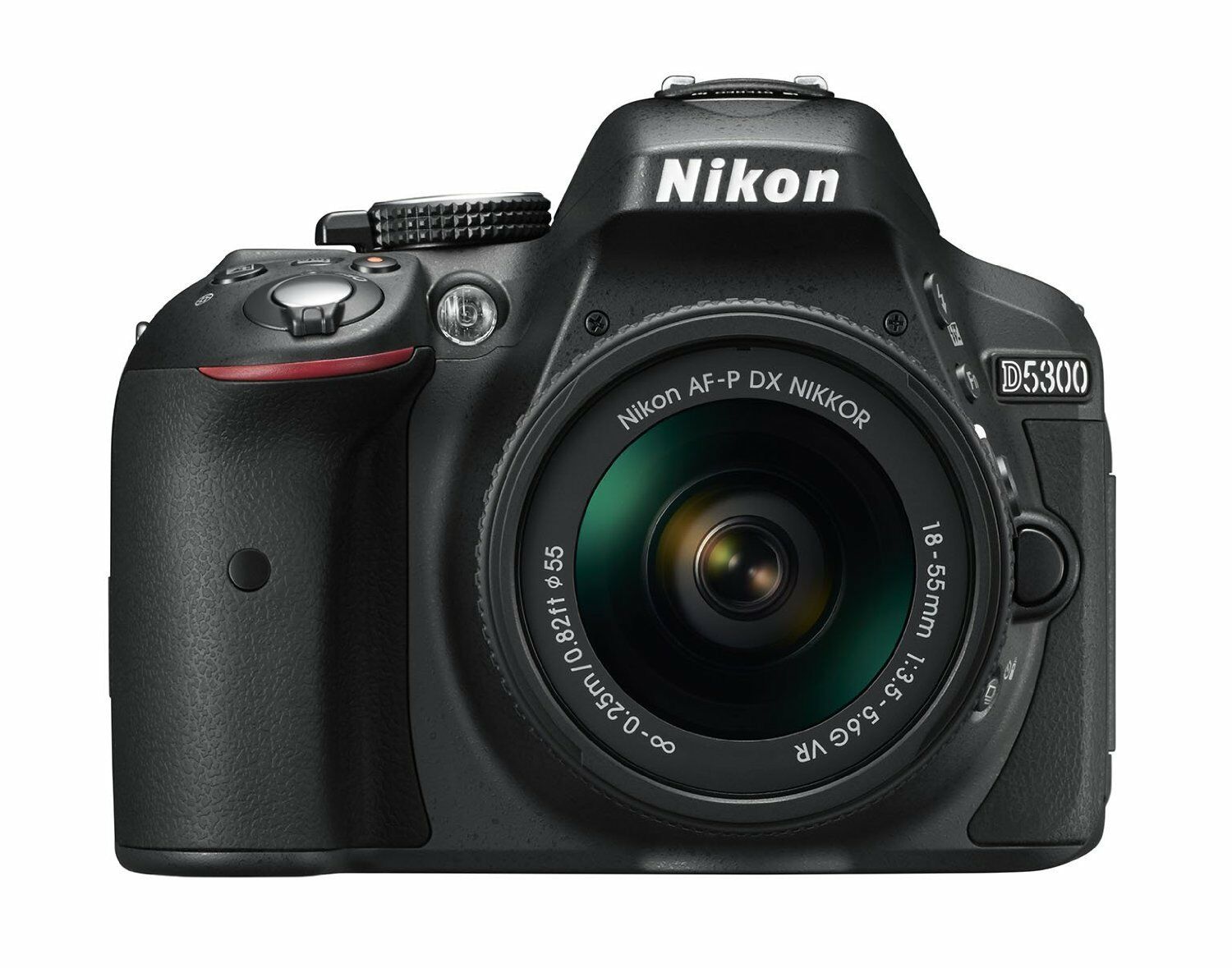 Nikon D5300 24.2MP Digital SLR Camera - Black w/AF-P 18-55mm VR Lens - International Model Nikon