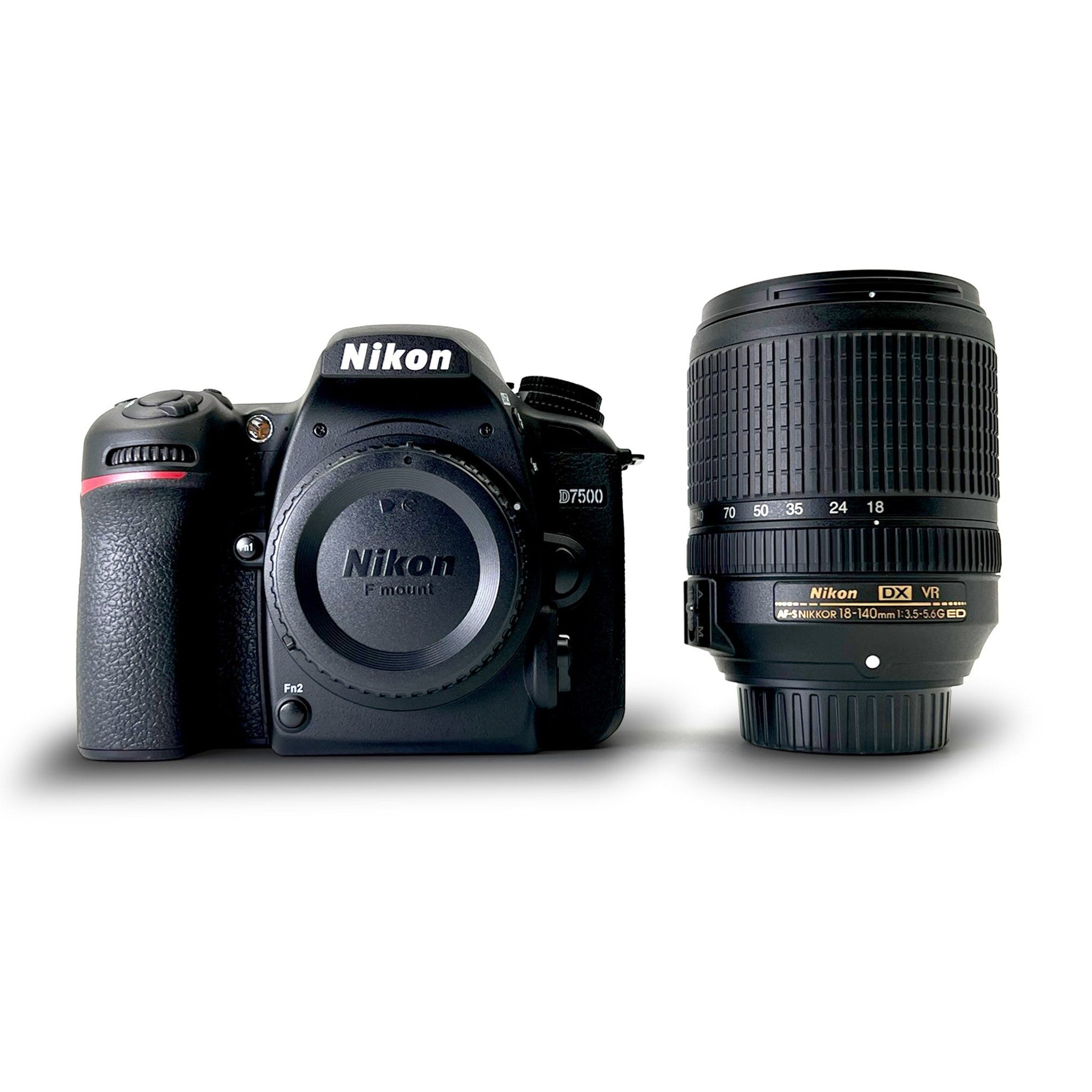 Nikon D7500 20.9MP DSLR Camera with AF-S DX NIKKOR 18-140mm f/3.5-5.6G ED VR Lens, Black-International Model Nikon