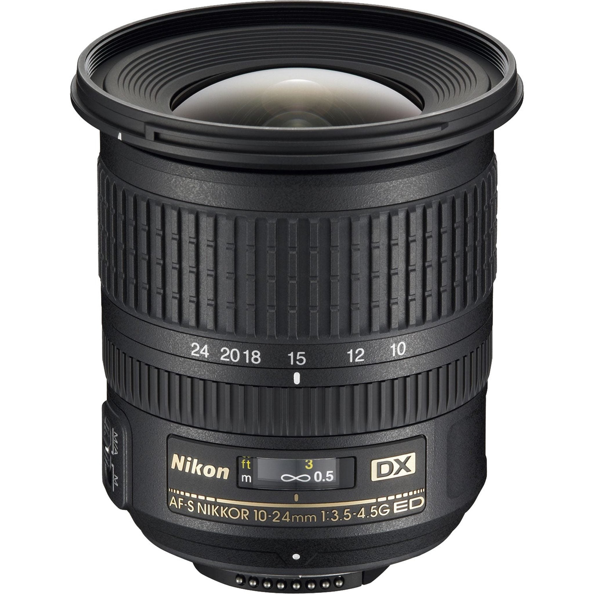 Nikon AF-S DX 10-24mm f/3.5-4.5G ED Lens 2181 Intl Model Bundle Nikon