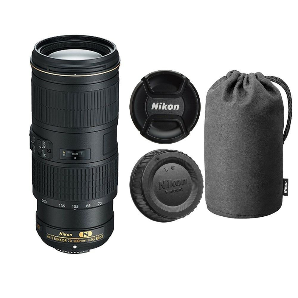 Nikon AF-S 70-200mm f/4G ED VR Telephoto Lens 2202 Intl Model Bundle Nikon