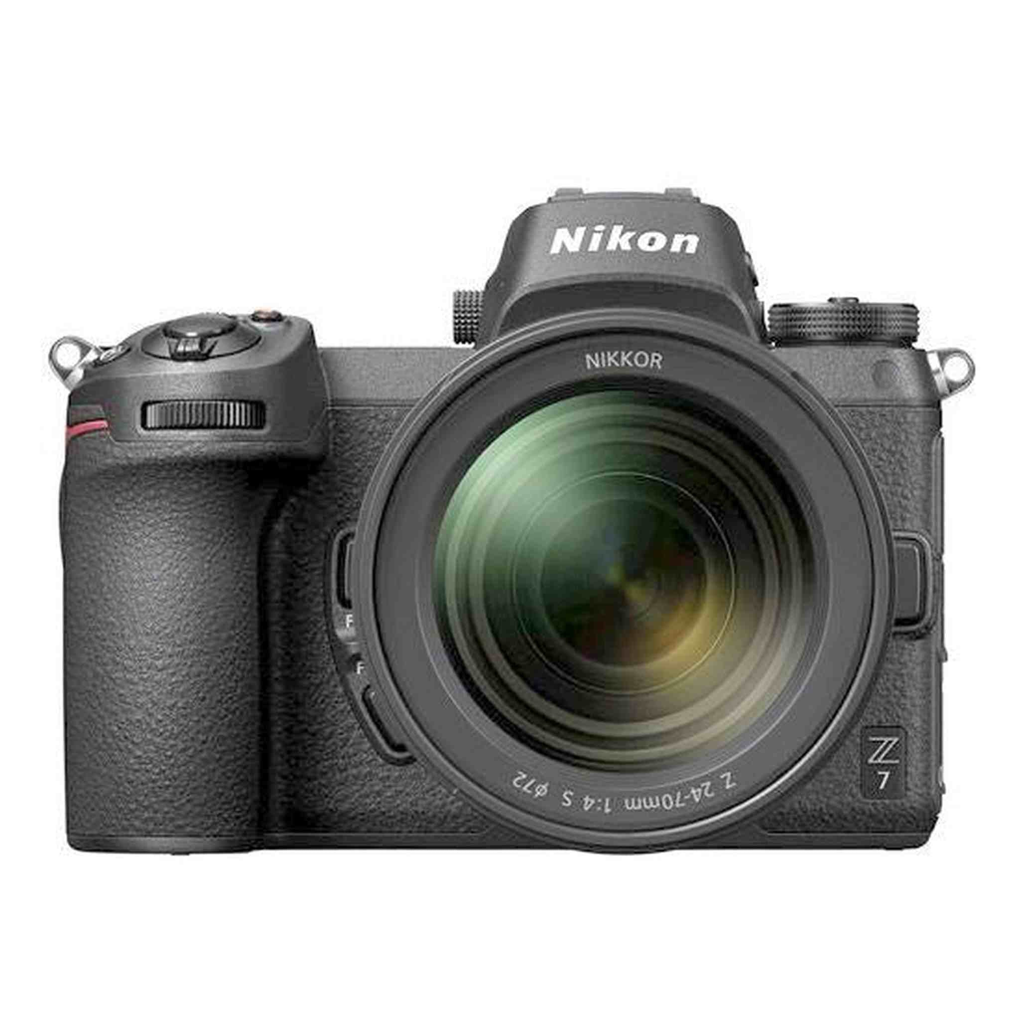 Nikon Z7 FX-Format Mirrorless Camera Body w/ NIKKOR Z 24-70mm f/4 S - International Model Nikon