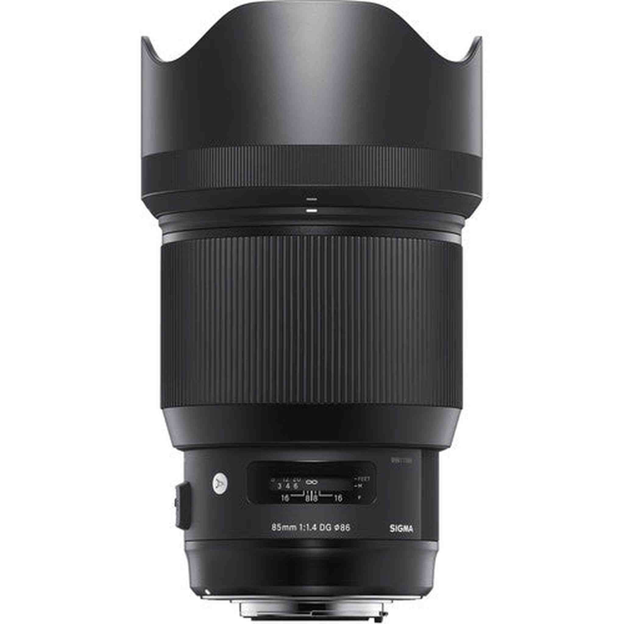 Sigma 85mm f/1.4 DG HSM Art Lens for Canon EF with Cleaning Kit, Tripod, 32GB Memory Kit, and Padded Backpack Sigma